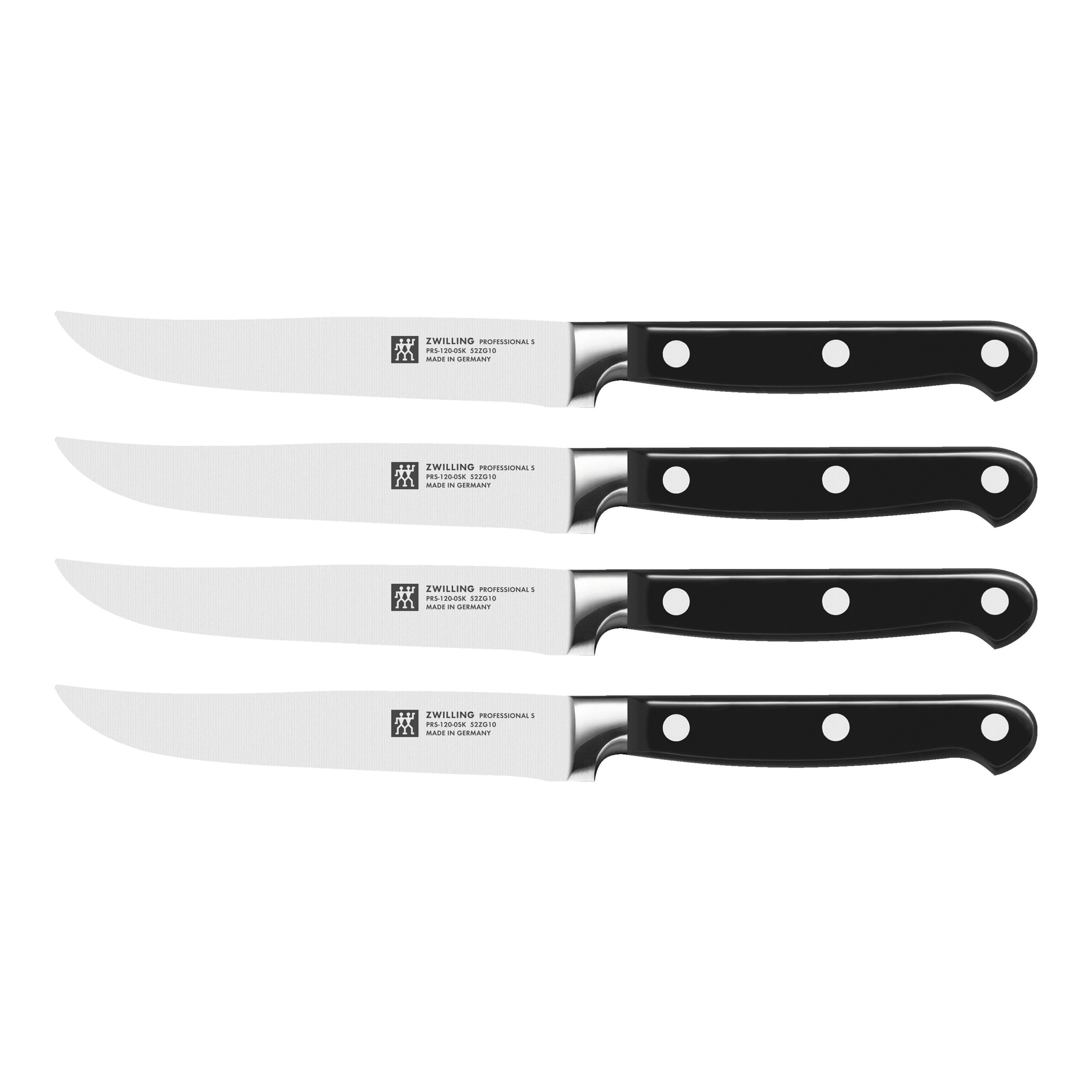 Imagen 1 de Juego de 4 cuchillos chuleteros Professional S Zwilling - Negro Negro