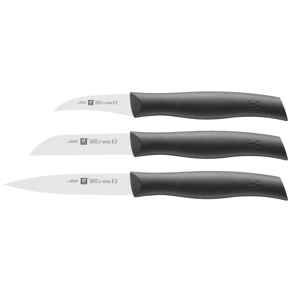 Imagen 0 de Juego de 3 cuchillos Twin Grip Zwilling Negro