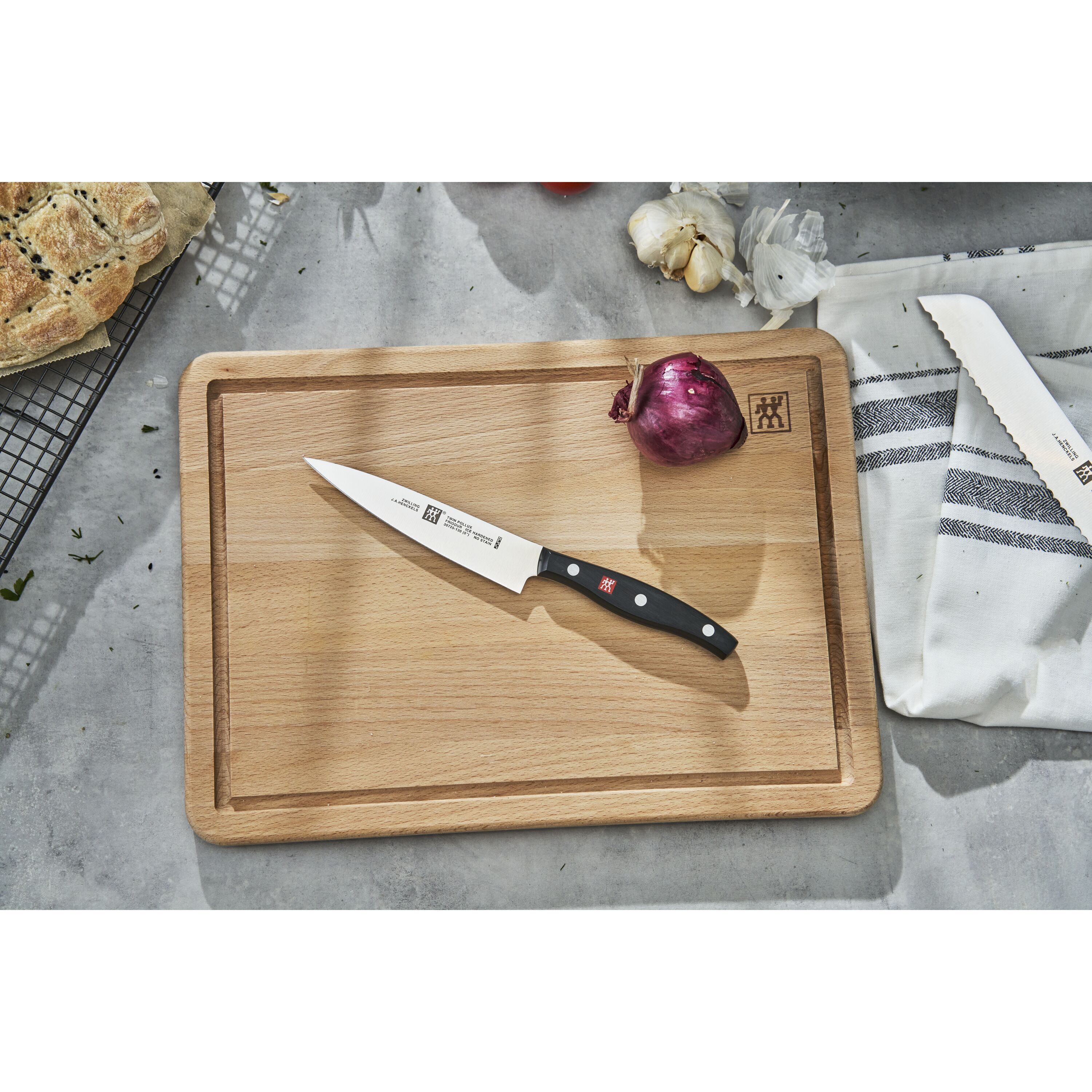 Cuchillo cocinero compacto 13 cm Twin Pollux Zwilling - Negro Negro-4