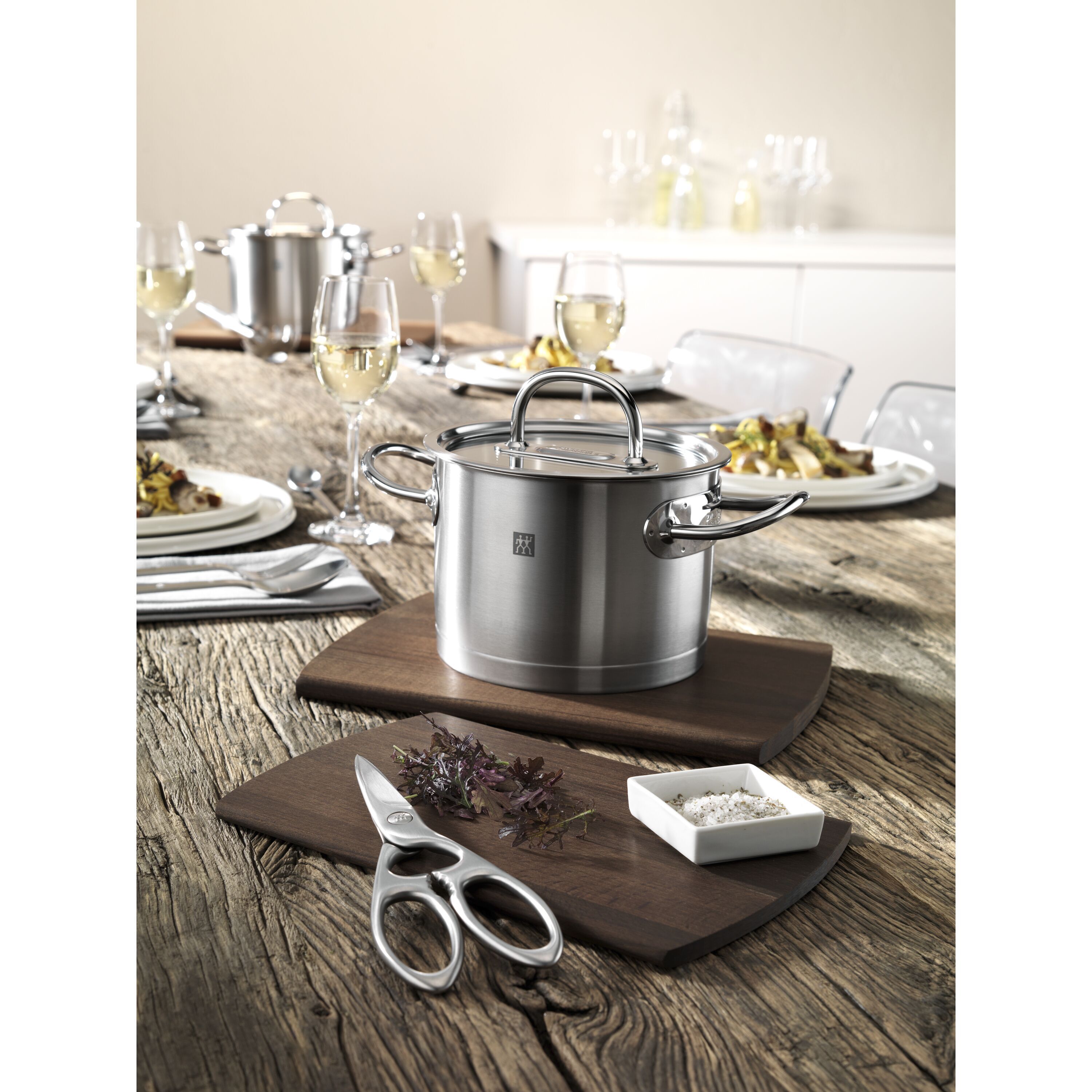 Tijeras multiusos de acero mate Twin Select Zwilling - Plata 20 cm Plata-2