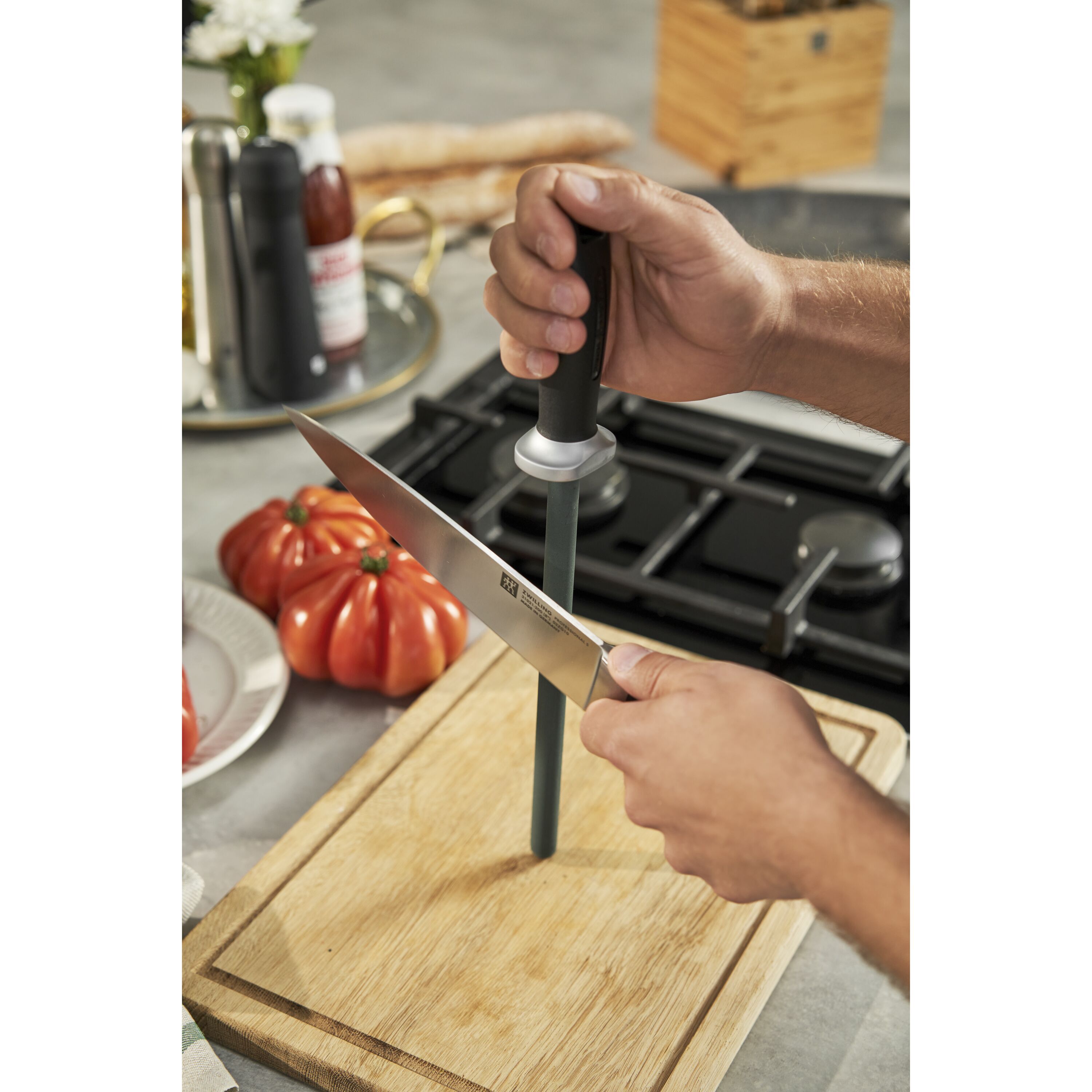 Chaira de afilado 23 cm Zwilling - Negro Negro-3