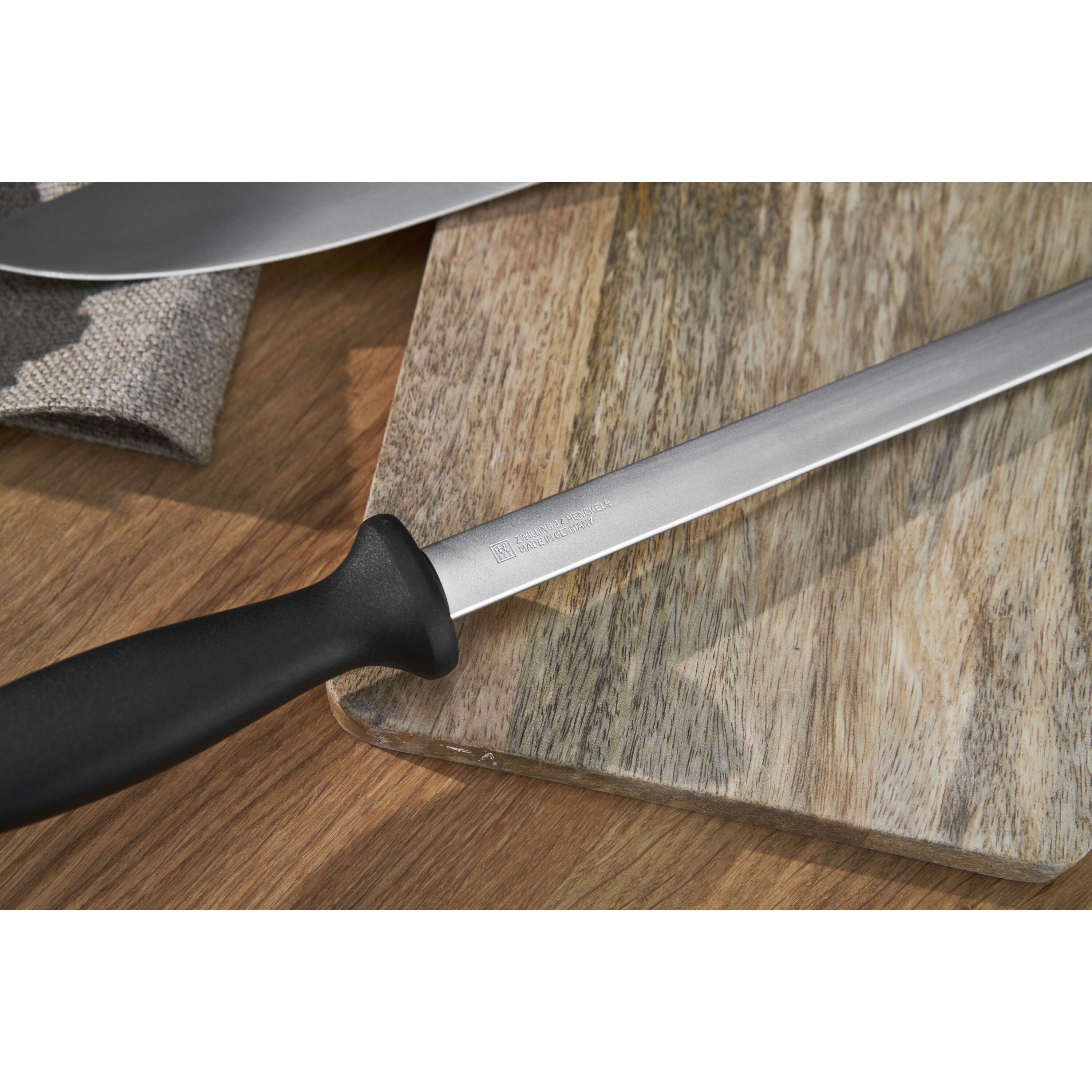 Chaira de afilado 26 cm diamante Zwilling - Negro Negro-2