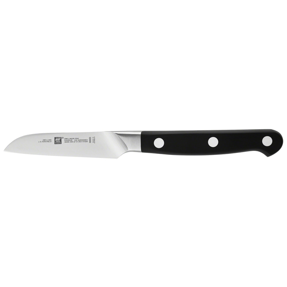 Imagen 1 de Cuchillo verdulero Pro Zwilling - Negro 9 cm Negro