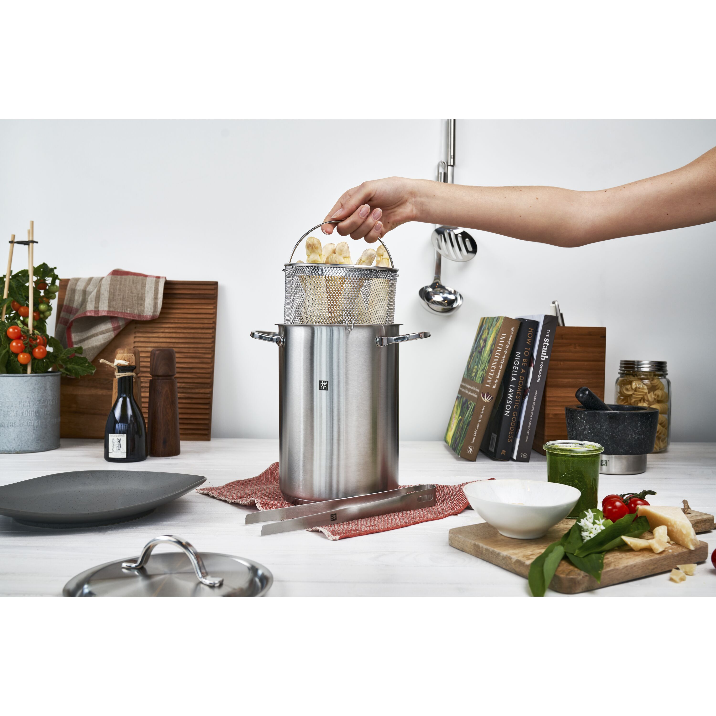 Olla alta de acero inoxidable Twin Specials Zwilling - Plata 16 cm Plata-2