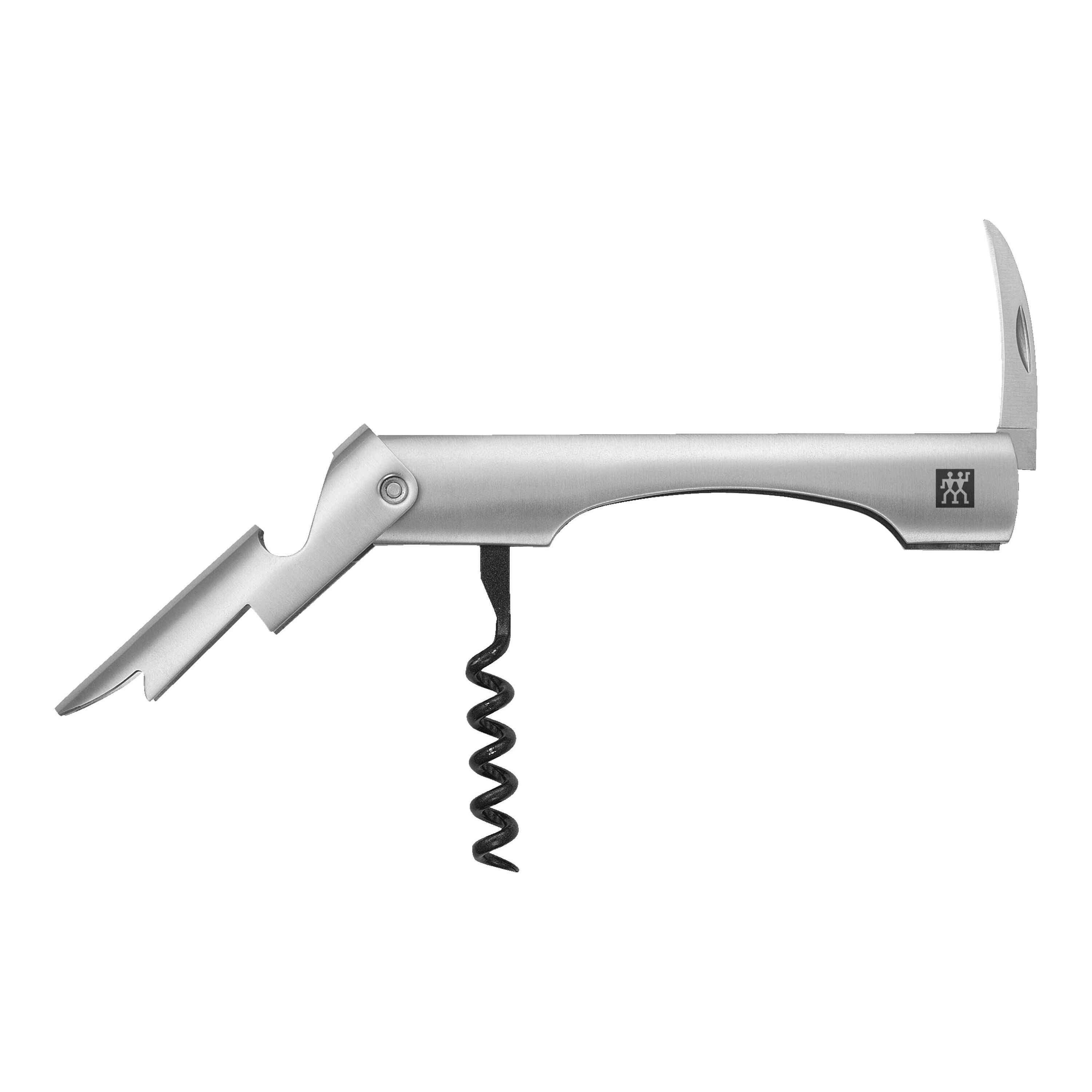 Sacacorcho de camarero satinado Sommelier Zwilling - Plata Plata-1
