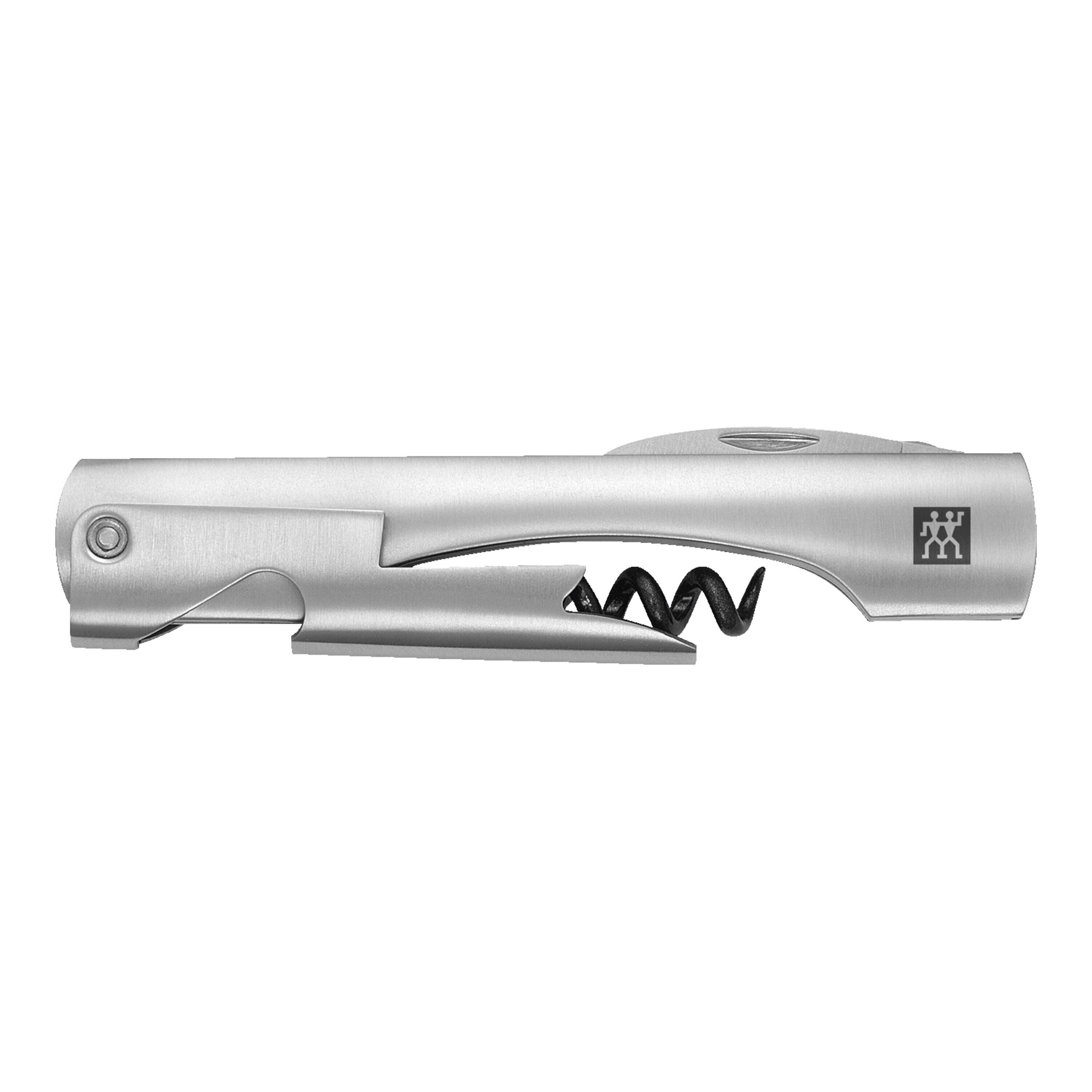 Sacacorcho de camarero satinado Sommelier Zwilling - Plata Plata-3