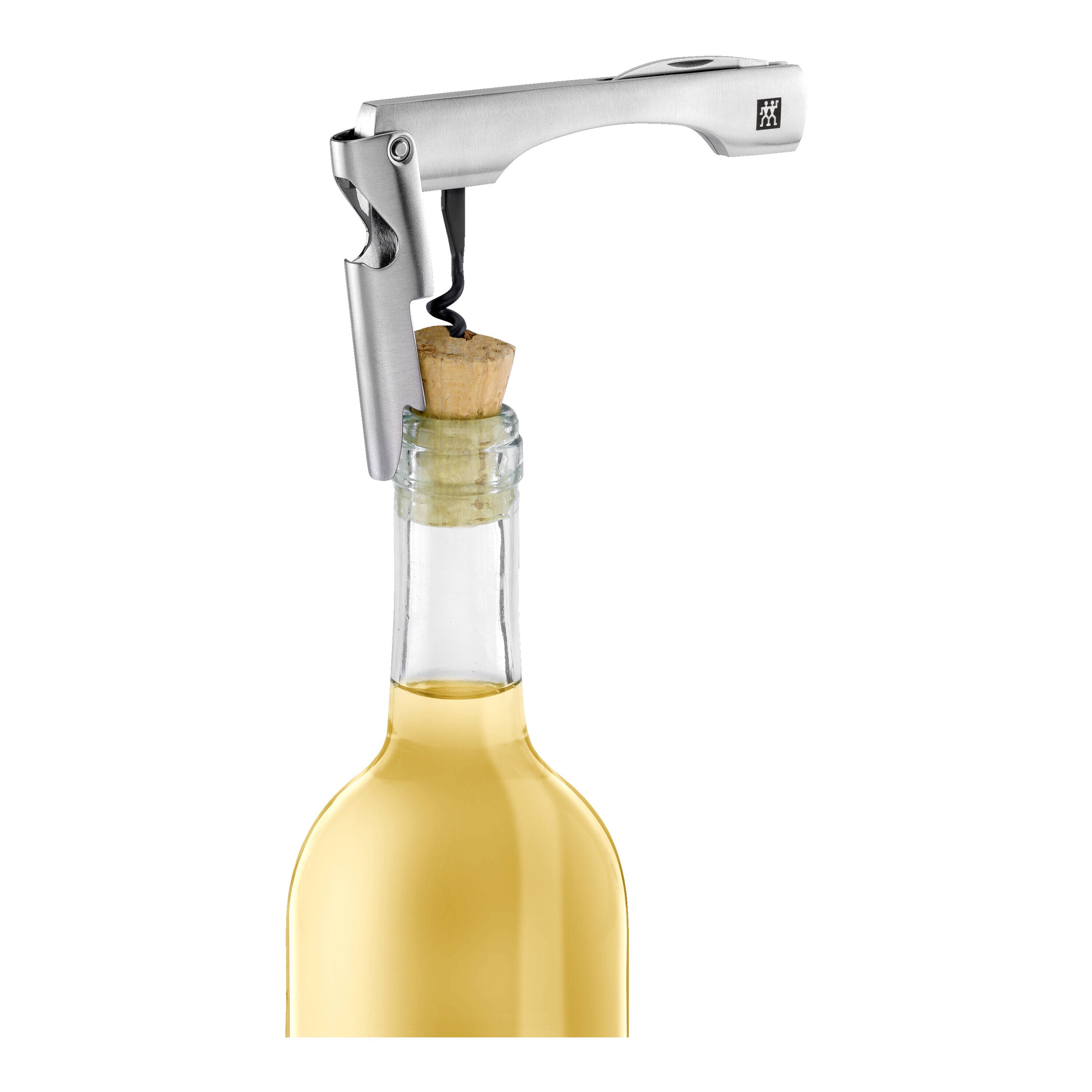 Sacacorcho de camarero satinado Sommelier Zwilling - Plata Plata-4
