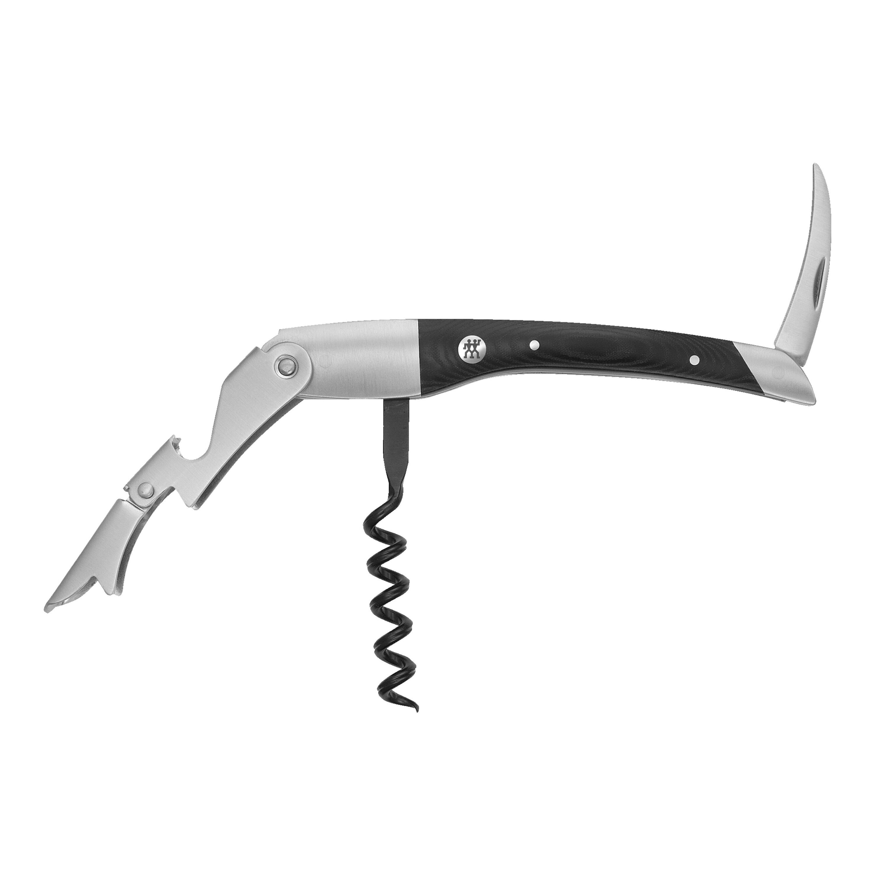 Sacacorcho de camarero satinado Sommelier Zwilling - Negro Negro-1