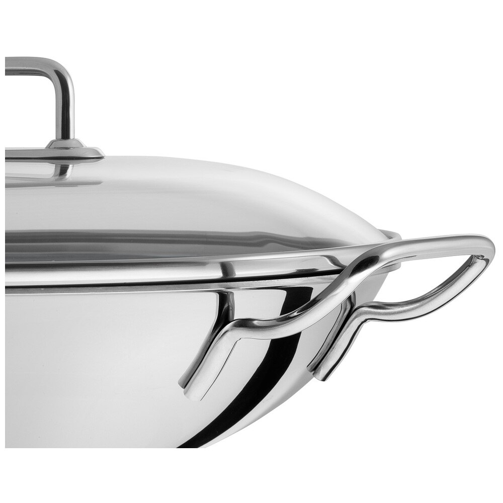 Imagen 3 de Wok con revestimiento cerámico Plus Zwilling - Plata Wok de 32 cm Plata