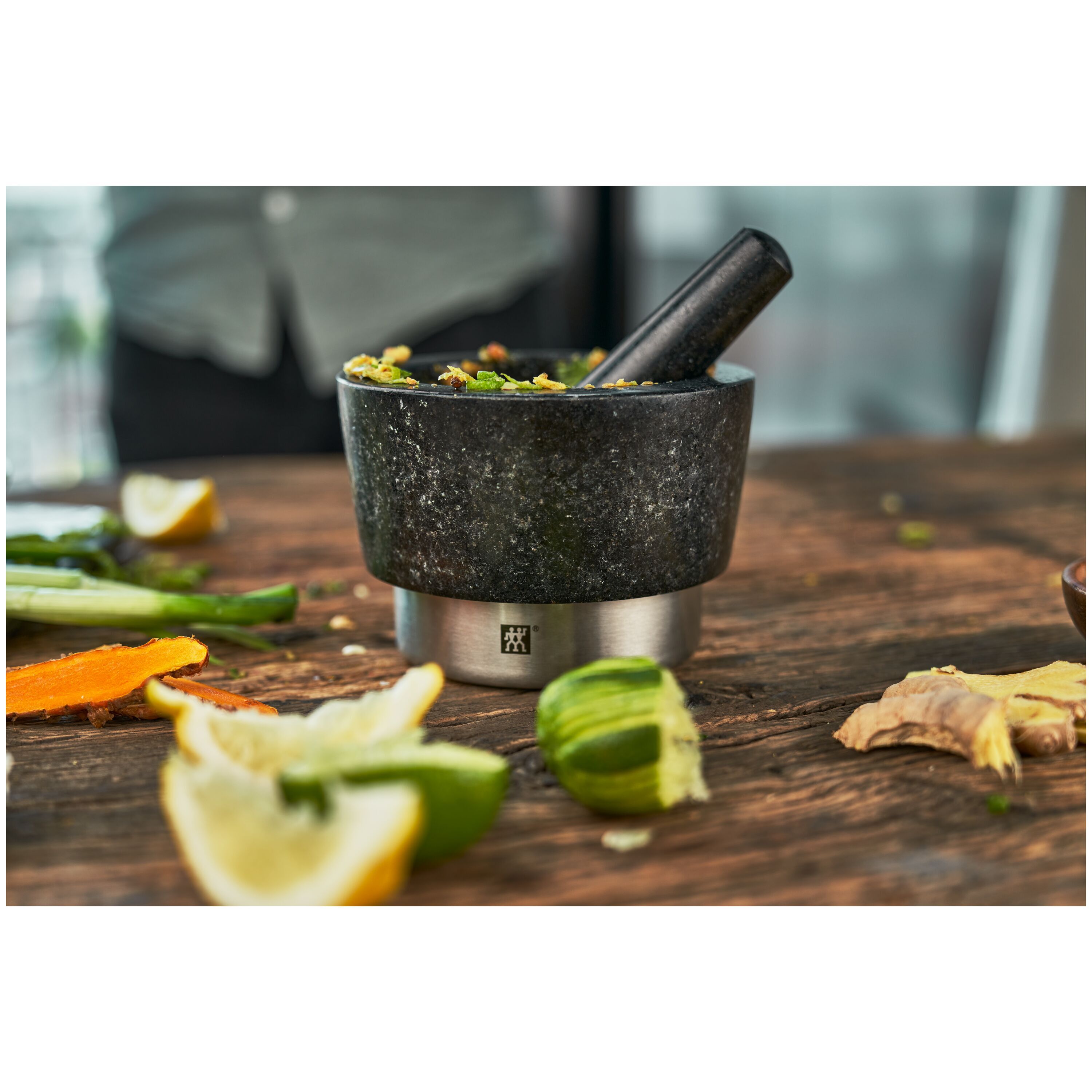 Imagen 4 de Mortero de granito 15 cm Spices Zwilling - Negro Negro