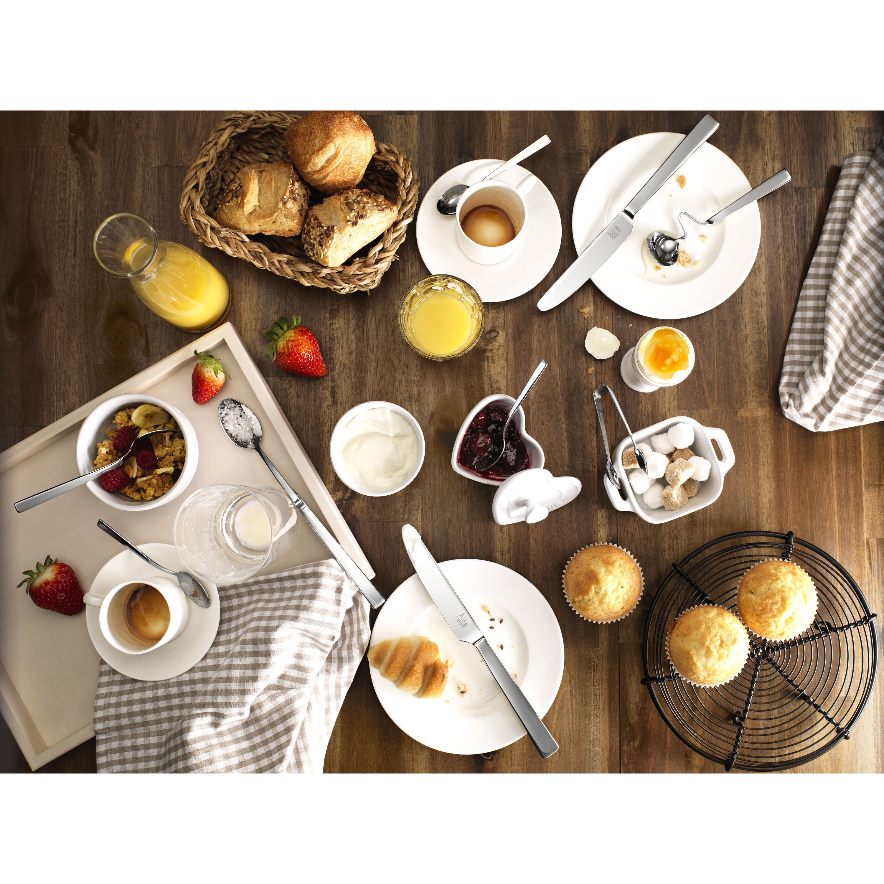 Set de 6 cucharas de café Zwilling - Plata Plata-2
