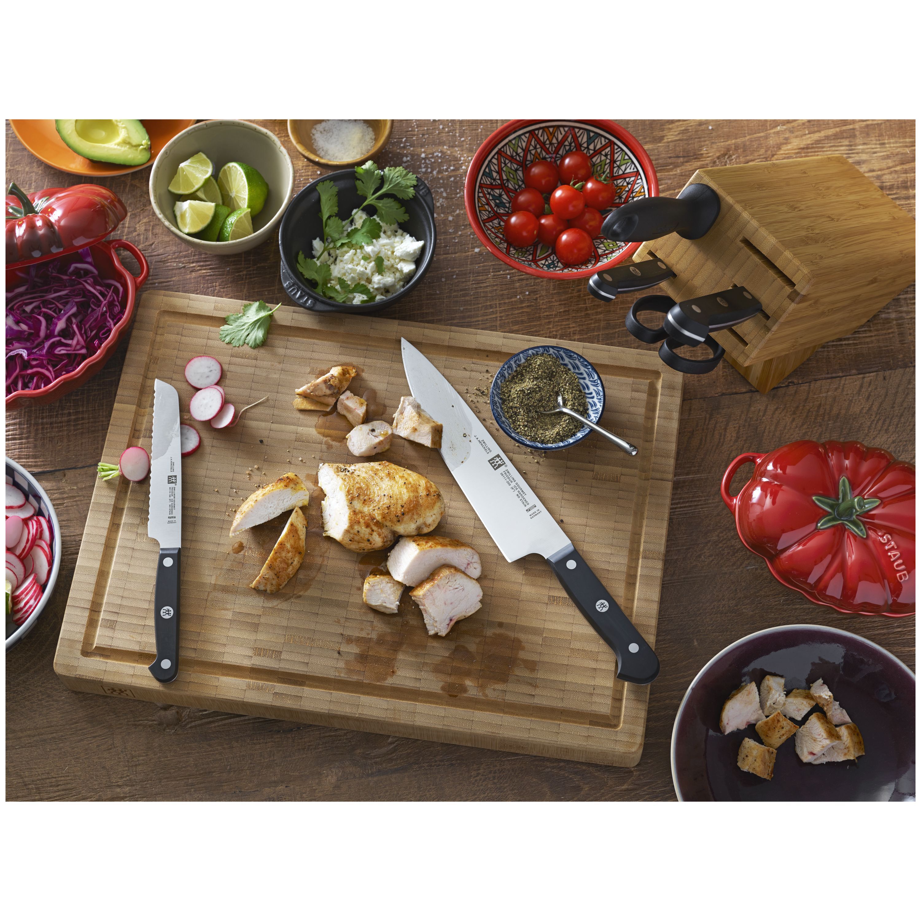 Imagen 2 de Cuchillo universal Gourmet Zwilling - Negro 13 cm Negro