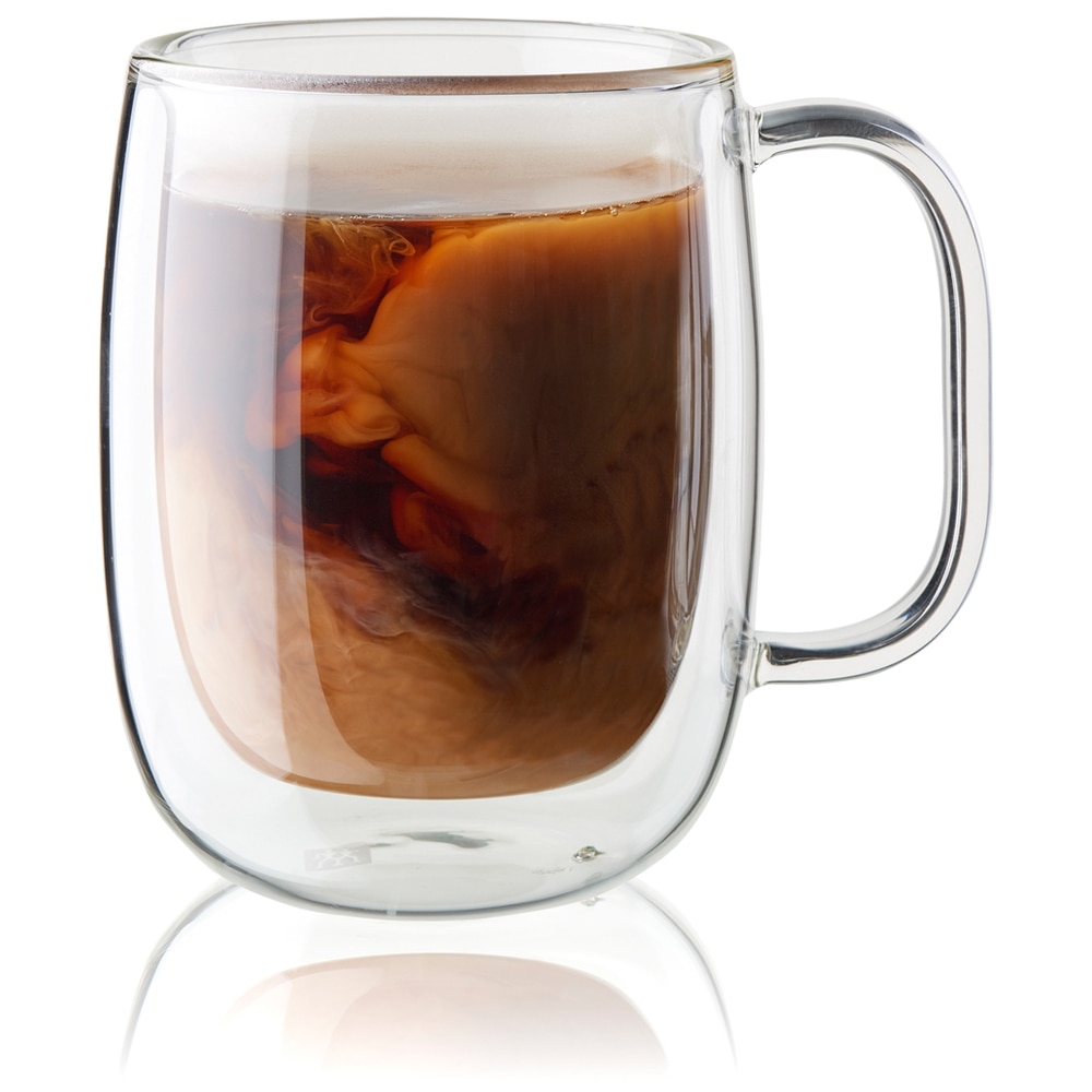 Imagen 2 de Set 2 tazas de café Sorrento Plus Zwilling - Cristal 350ml Cristal