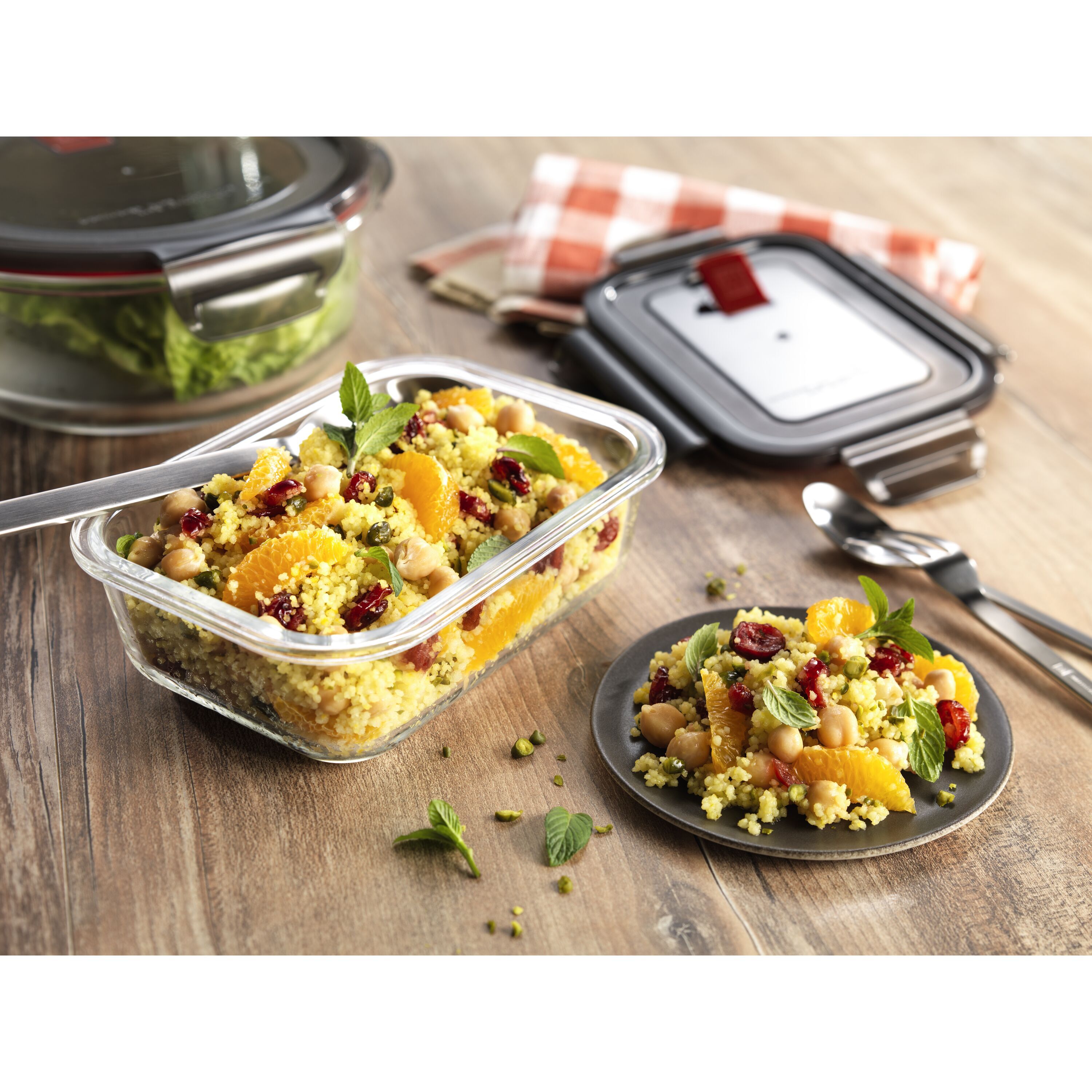 Imagen 4 de Hermético rectangular Gusto Zwilling - Cristal 0,6 litros Cristal