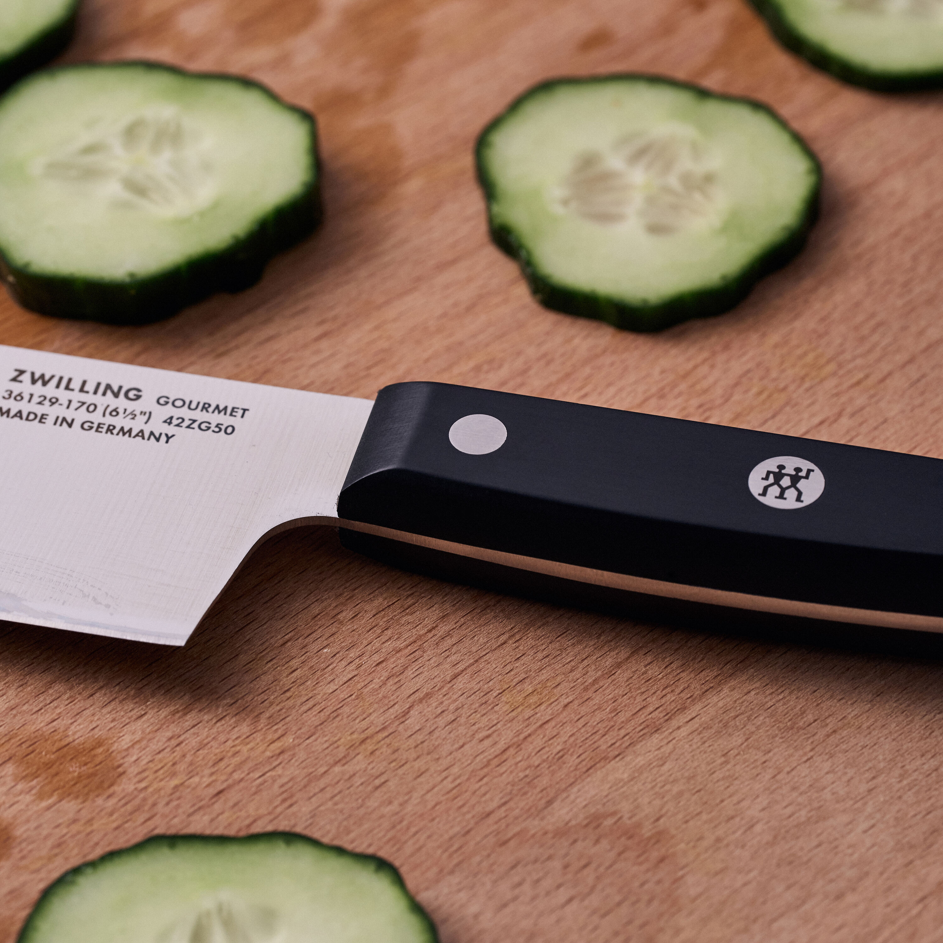 Cuchillo Nakiri Gourmet Zwilling - Negro 17 cm Negro-2