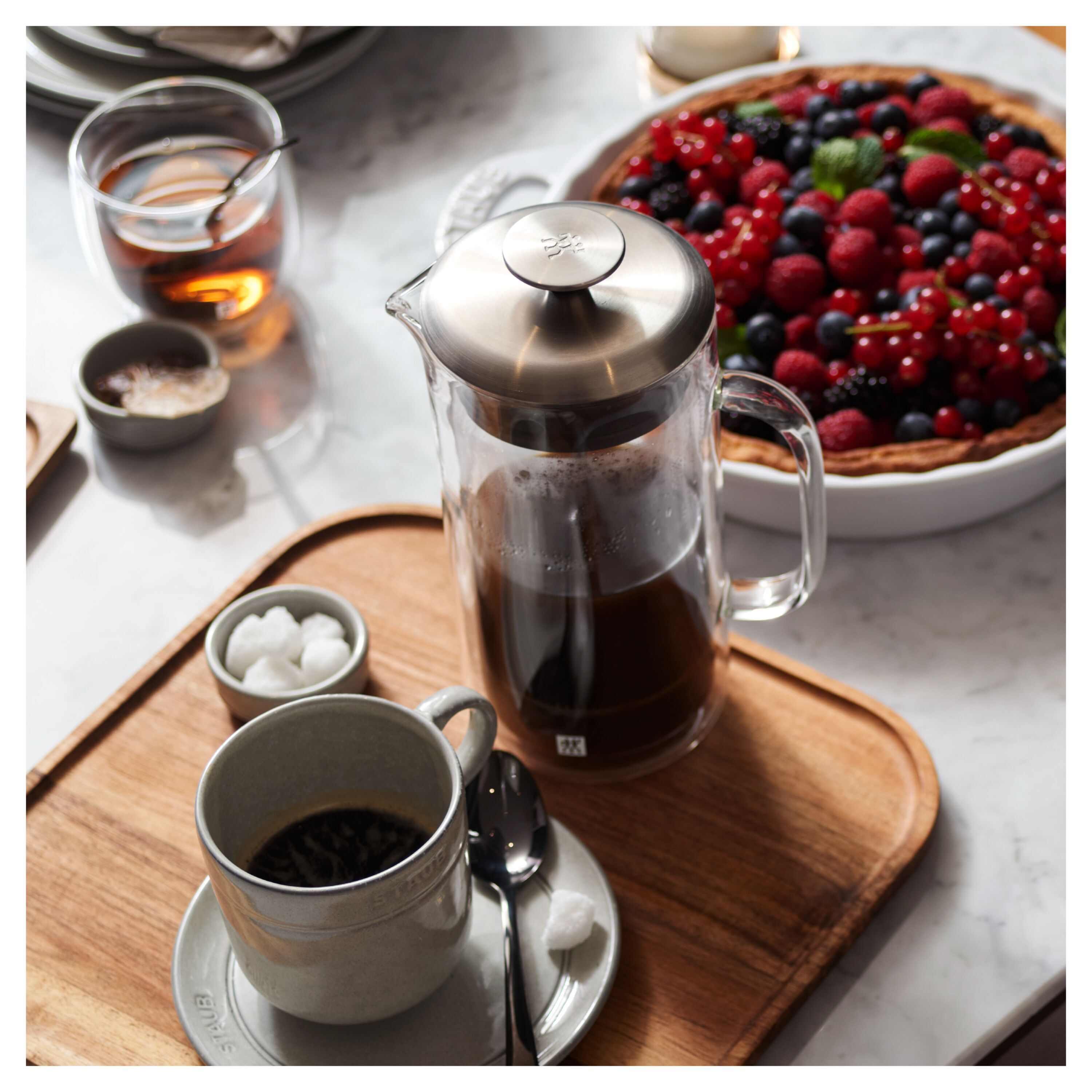 Imagen 3 de Cafetera francesa de émbolo Sorrento Plus Zwilling - Cristal Cristal