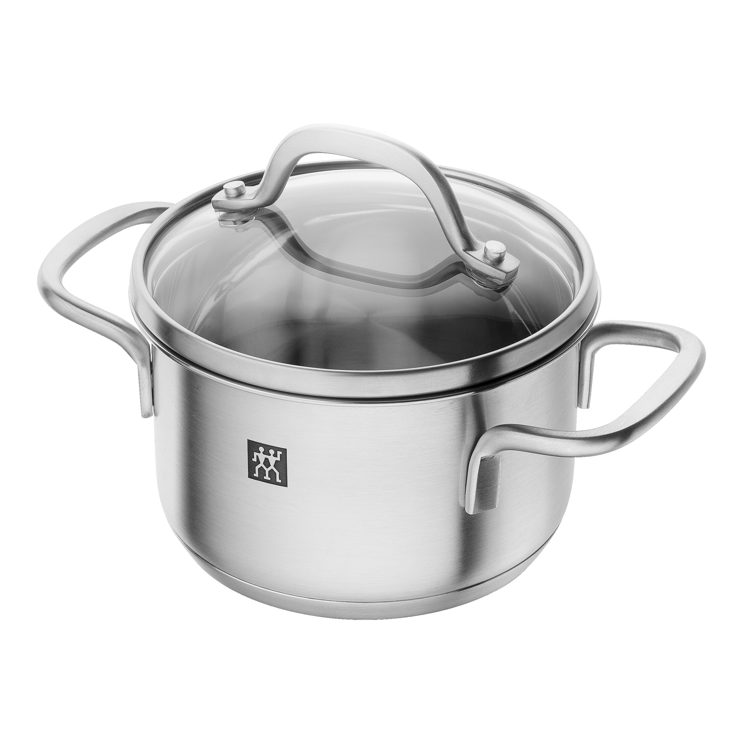 Cacerola con tapa acero inoxidable Pico Zwilling - Plata 12 cm Plata-1