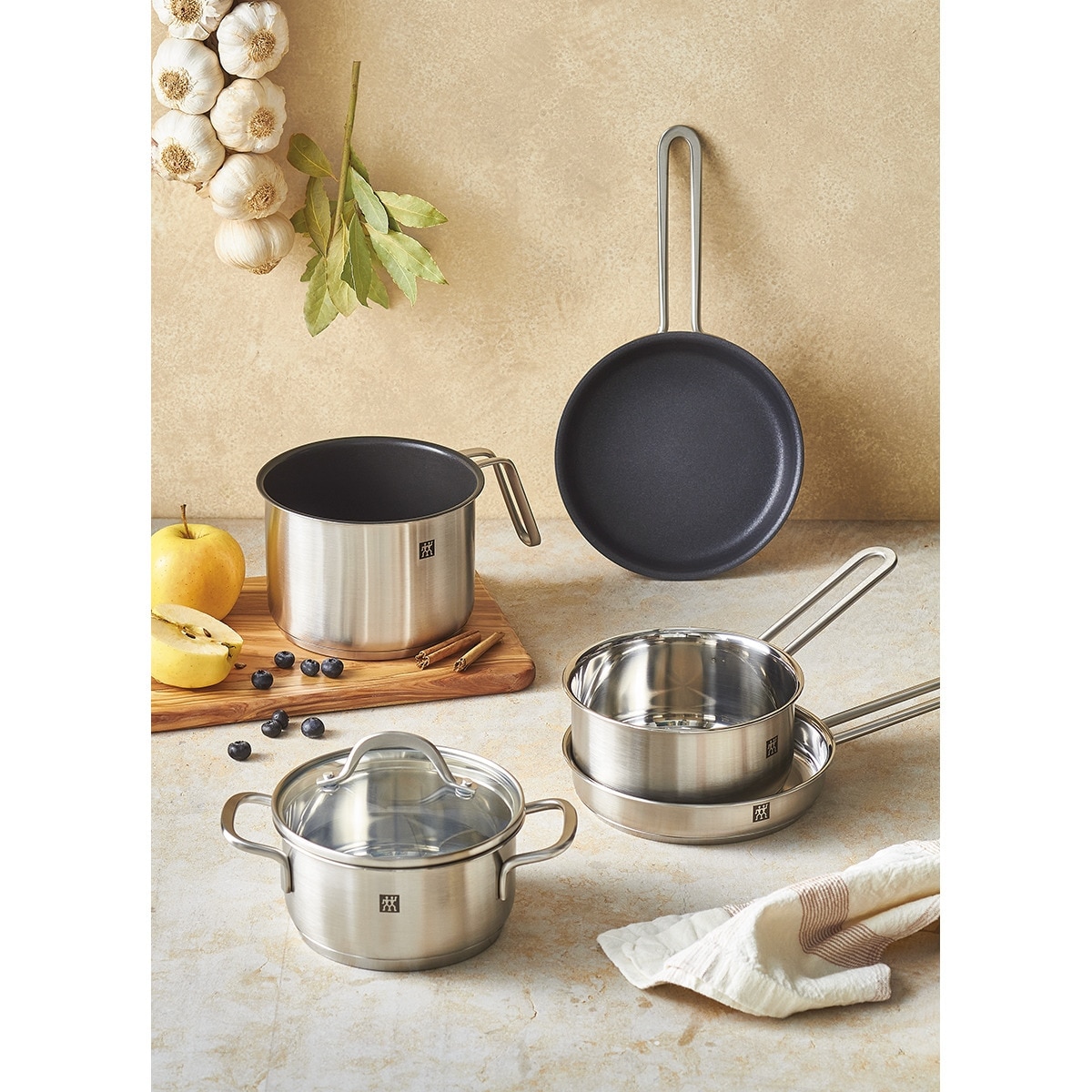 Cacerola con tapa acero inoxidable Pico Zwilling - Plata 12 cm Plata-2