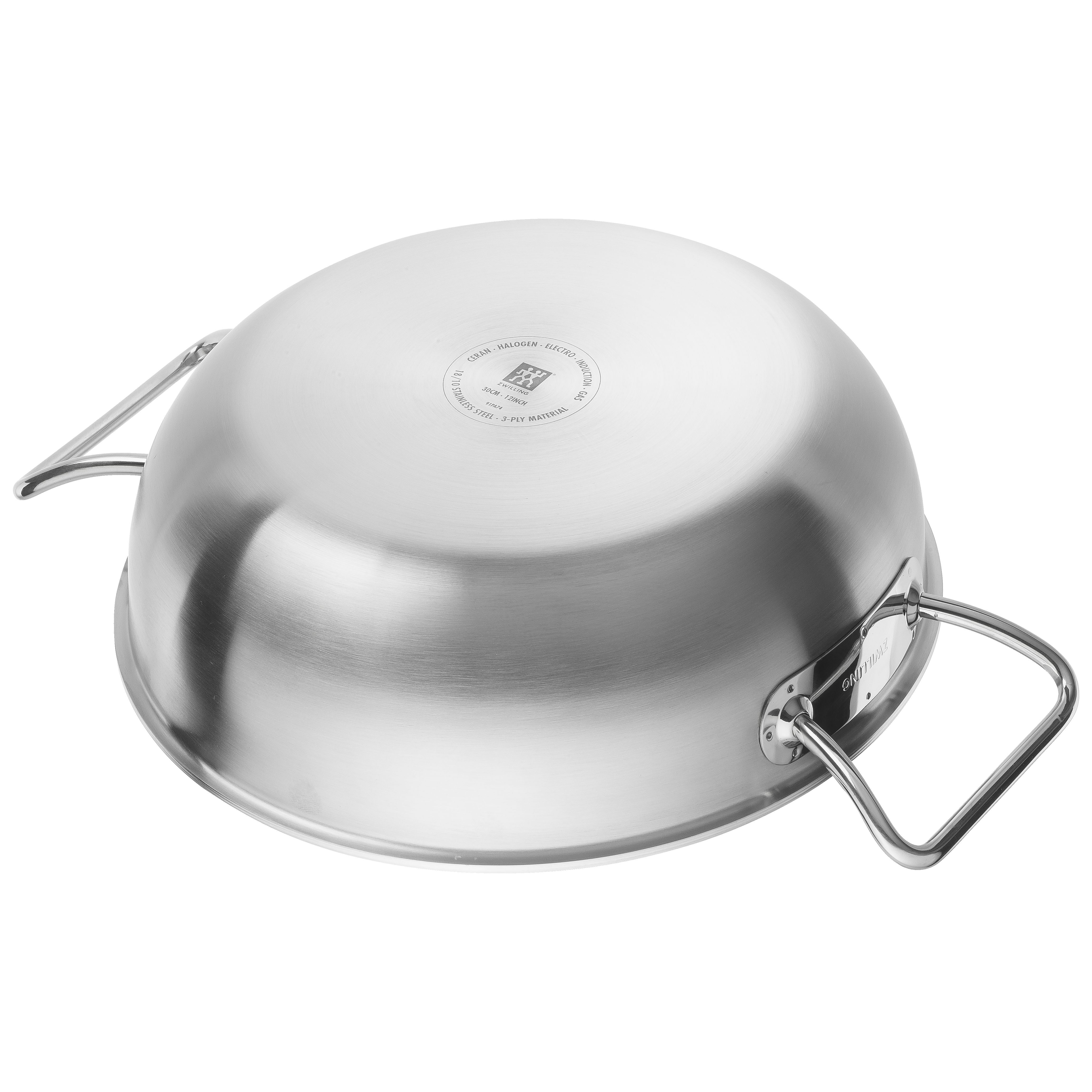 Wok de acero Pro Zwilling - Plata Wok de 30 cm Plata-3