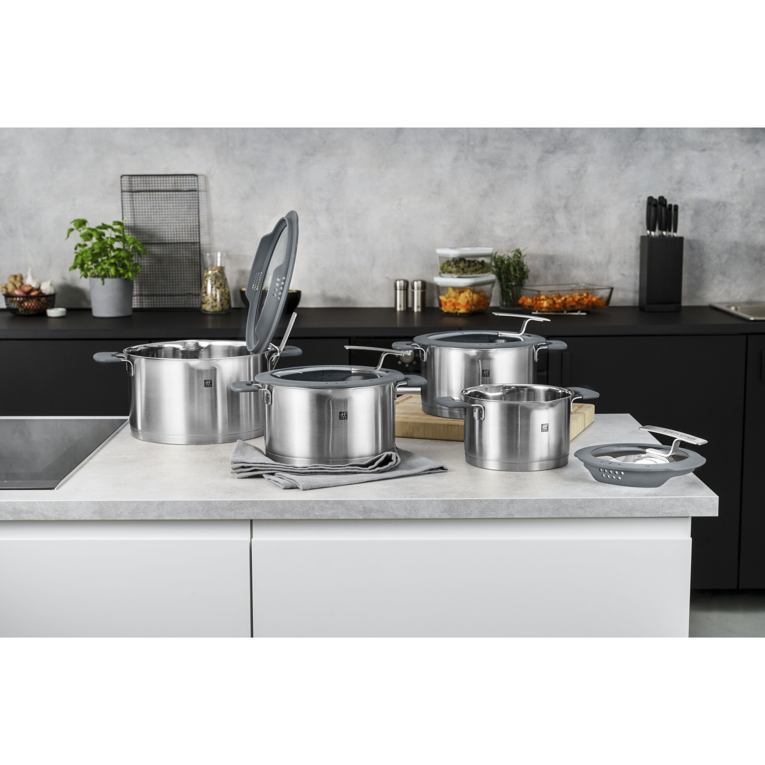 Batería de cocina de 5 piezas de acero inoxidable Simplify Zwilling - Plata Plata-2