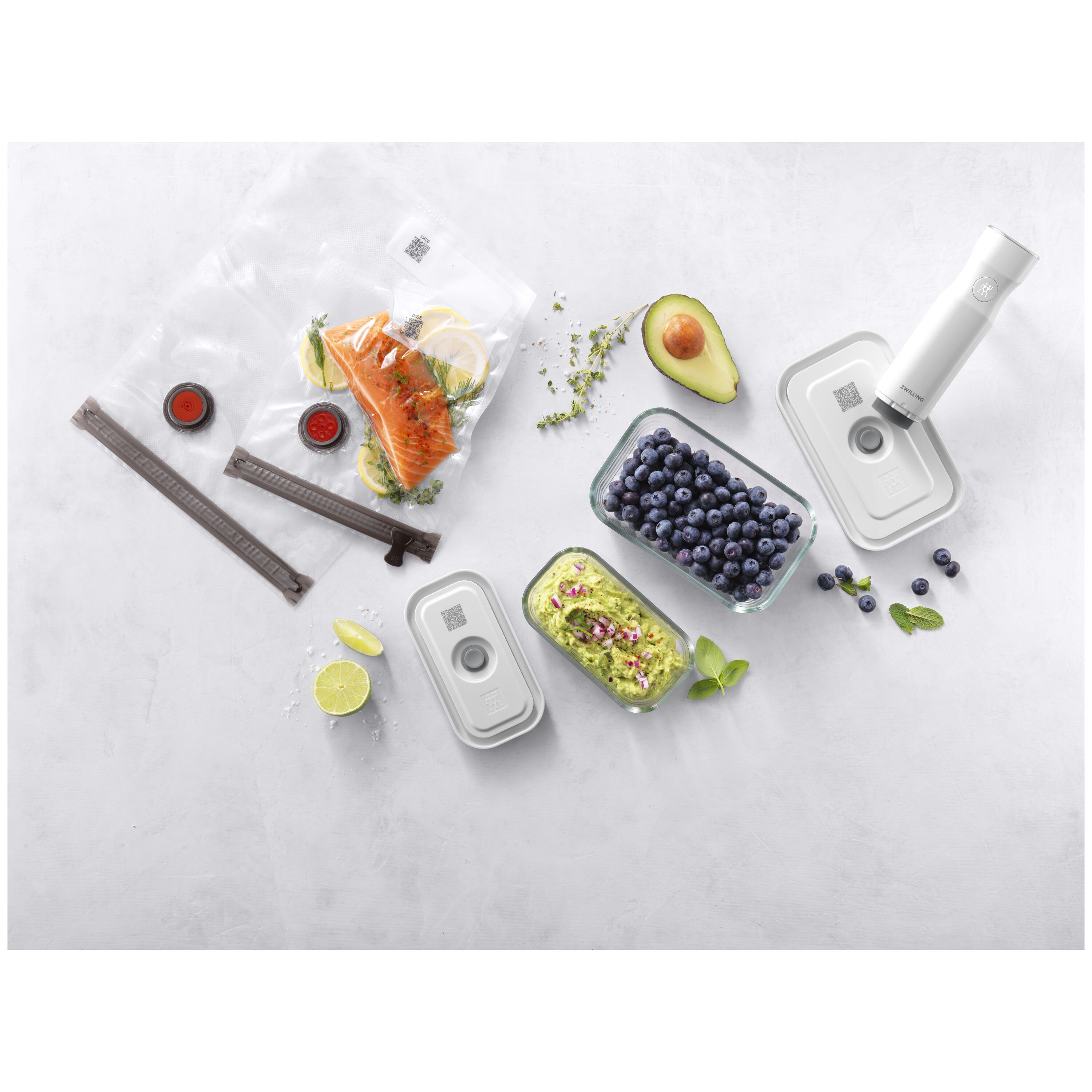 Set de 7 piezas de iniciación al vacío Fresh & Save Zwilling - Blanco Blanco-6