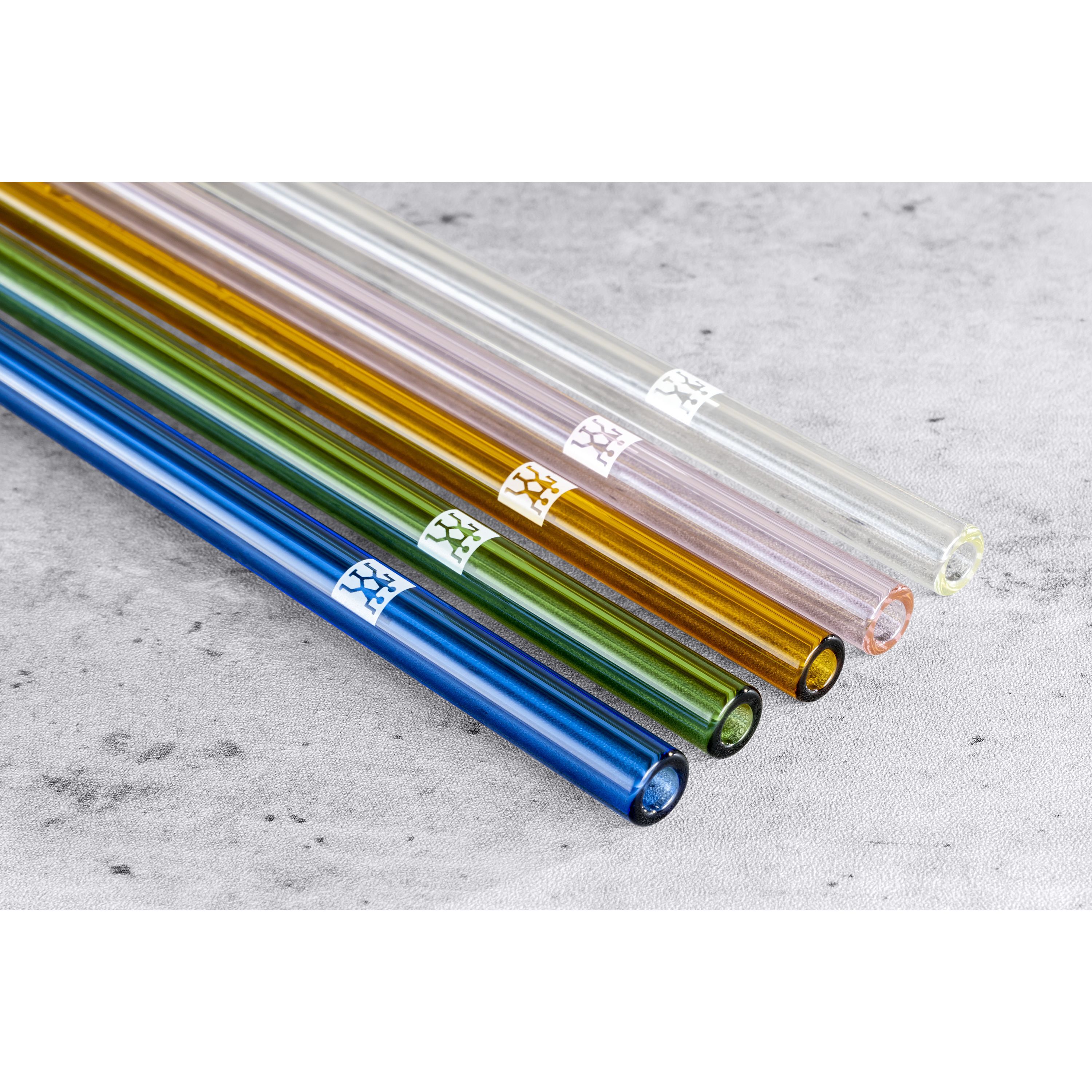 Juego de 4 pajitas de vidrio rectas Sorrento Zwilling - Multicolor Multicolor-2