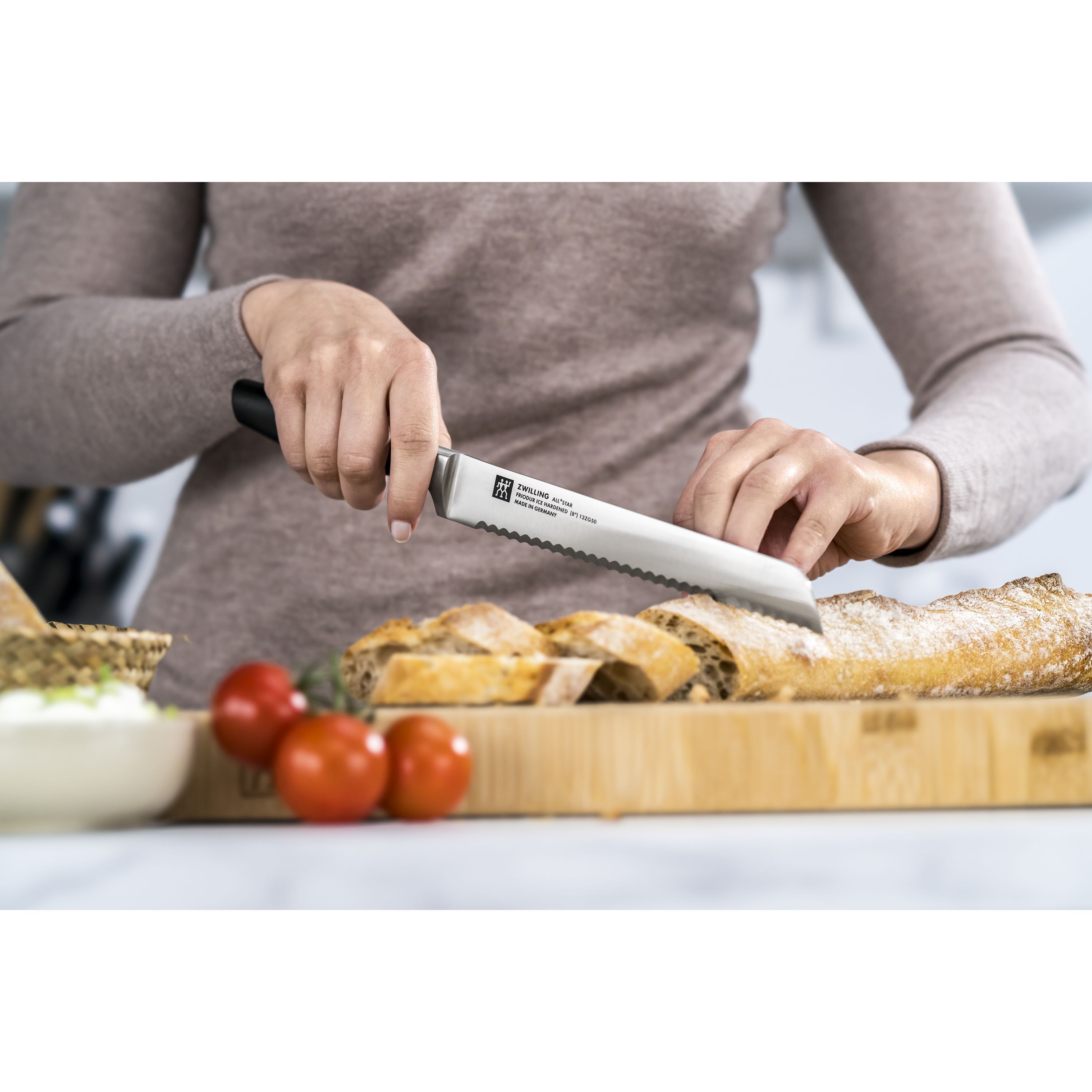 Imagen 3 de Cuchillo de pan All *Star Zwilling - Plata 20 cm Plata