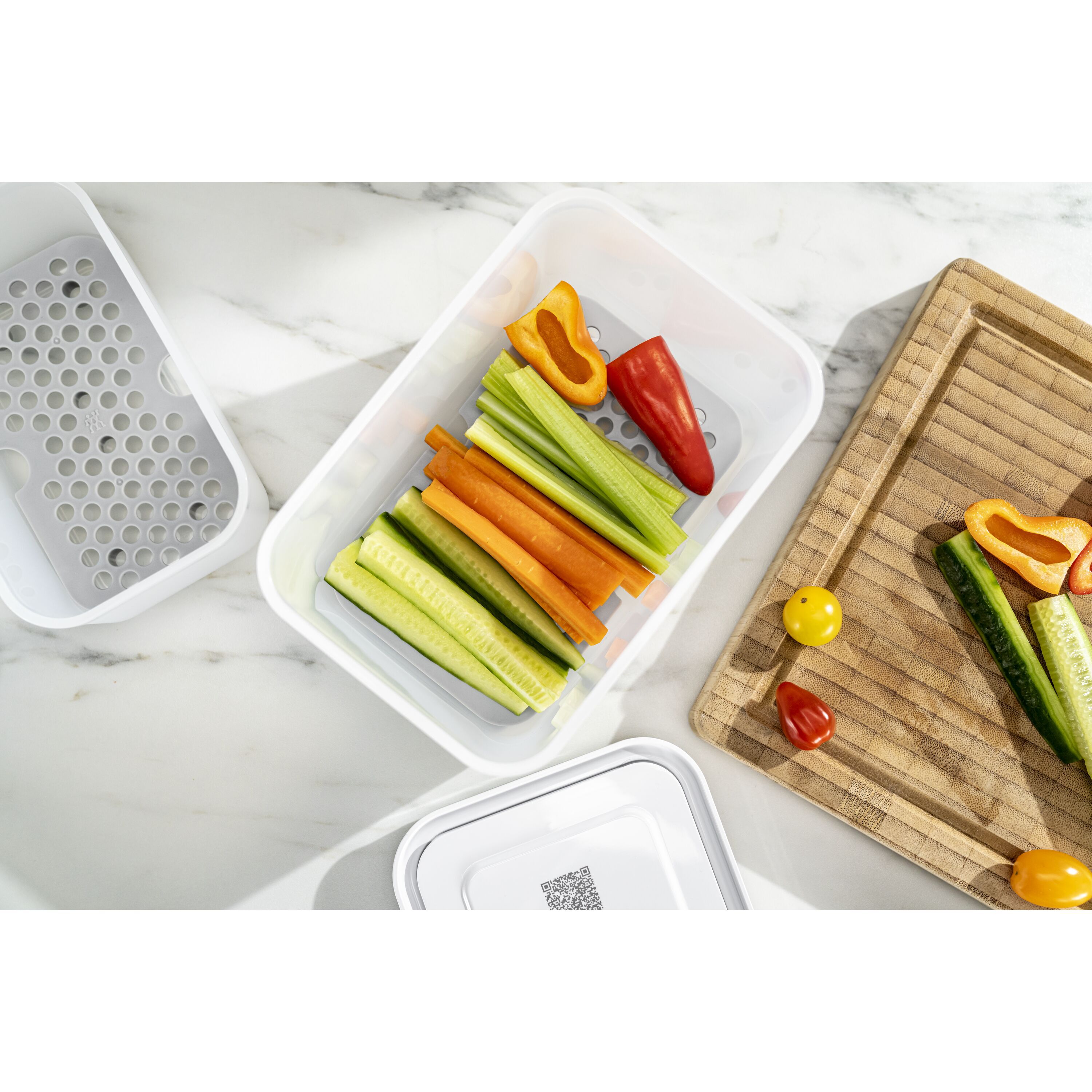 Imagen 4 de Set de 2 bandejas anti humedad Fresh & Save Zwilling - Gris Gris
