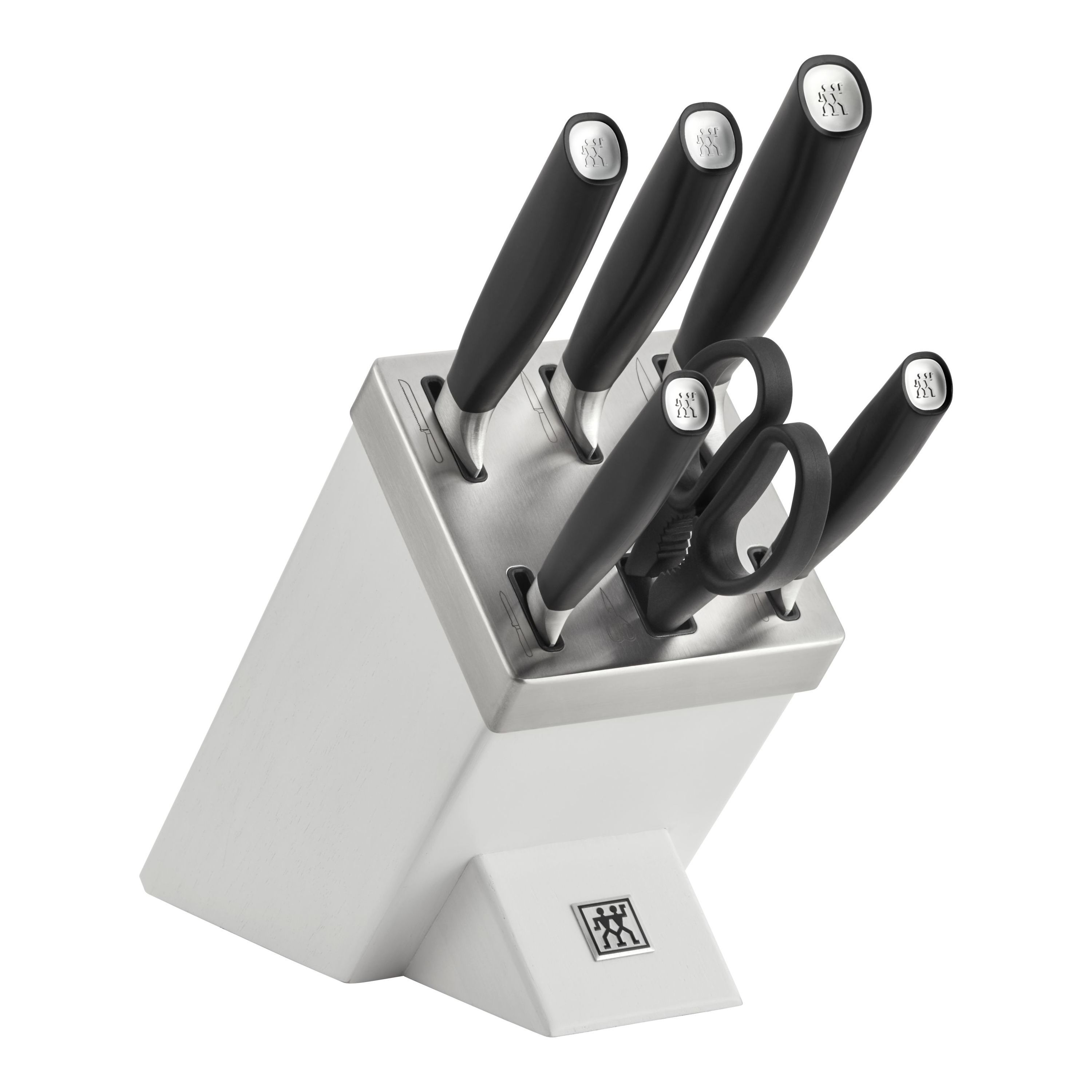 Imagen 1 de Taco de cuchillo con autoafilado de 7 piezas All *Star Zwilling - Gris claro Gris claro
