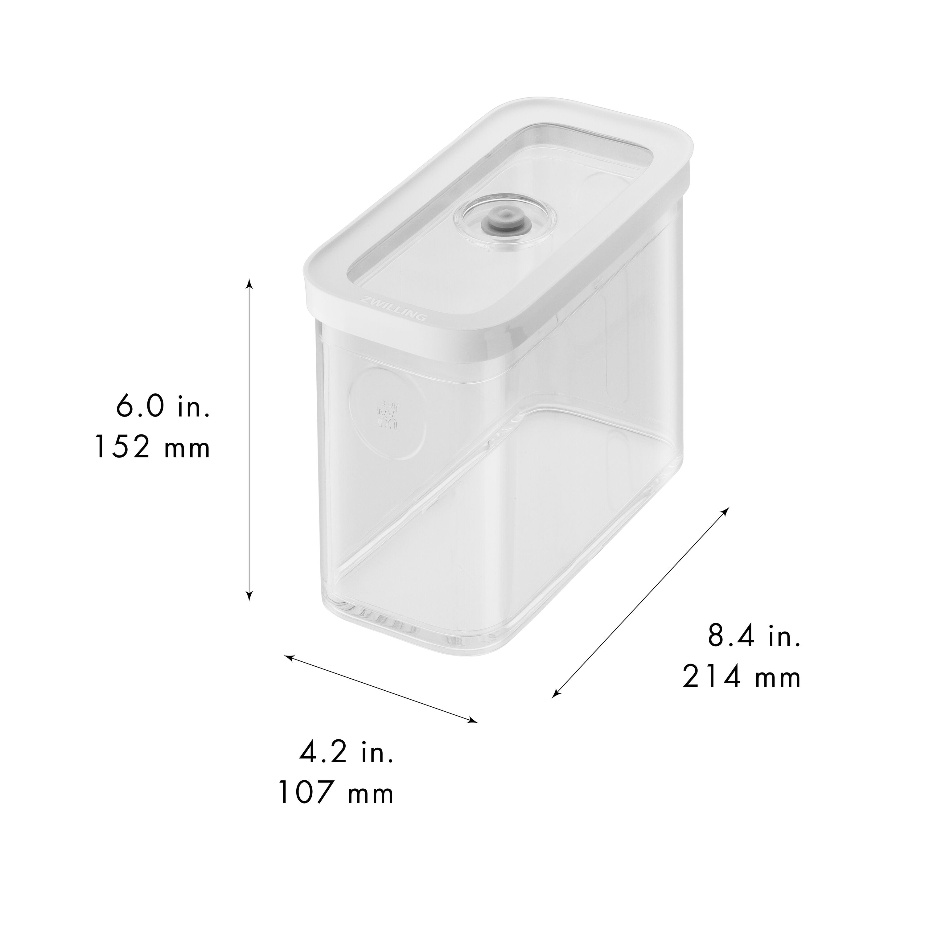 Imagen 2 de Recipiente hermético Cube 2M Fresh & Save Zwilling - Cristal Cristal