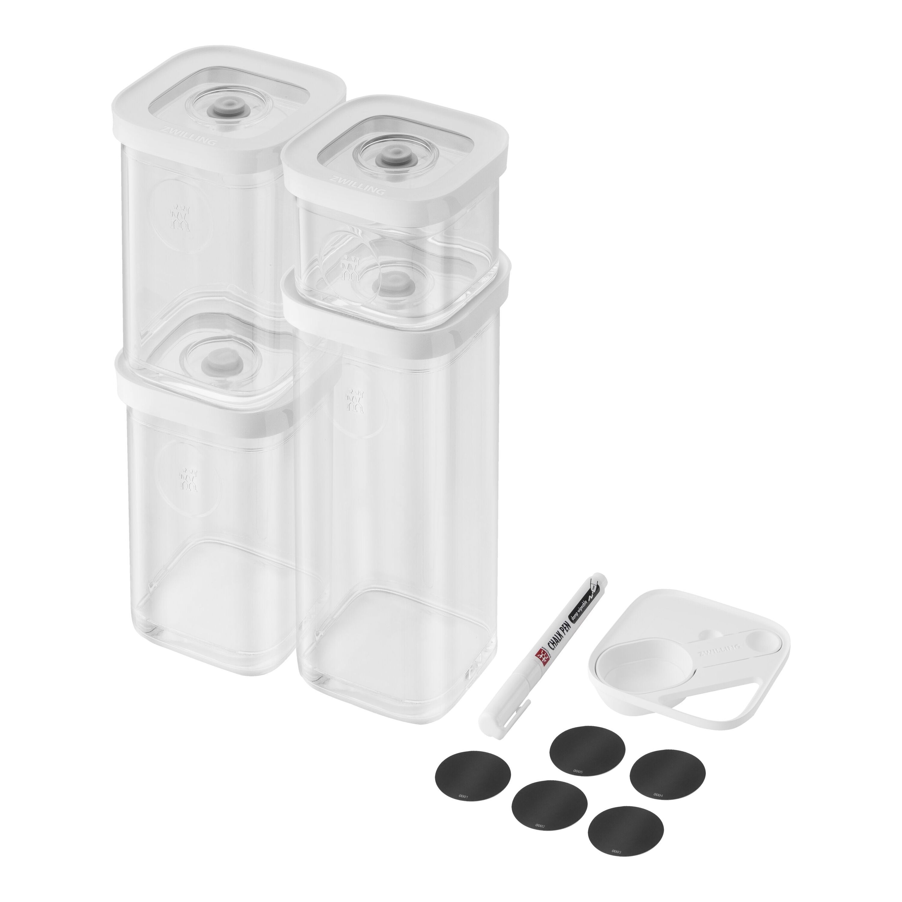 Imagen 1 de Set de 6 piezas Cube Fresh & Save Zwilling - Cristal Cristal