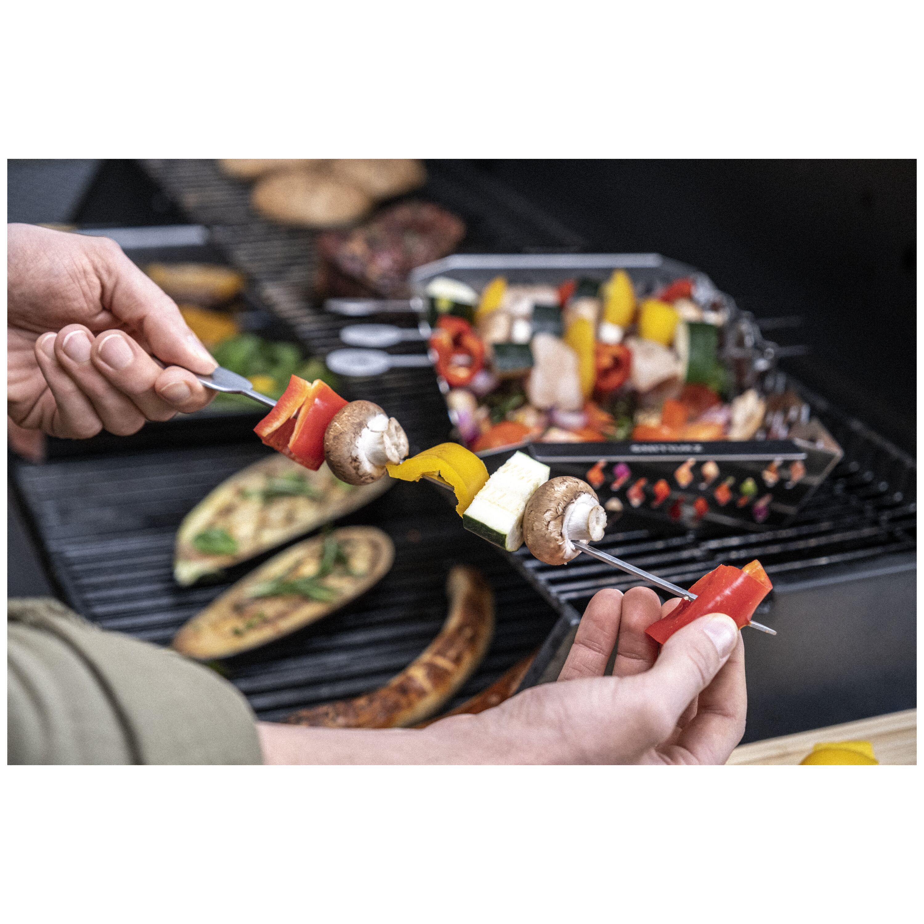 Imagen 4 de Set 5 pinchos Barbacoa Acero inoxidable BBQ Zwilling - Plata Plata