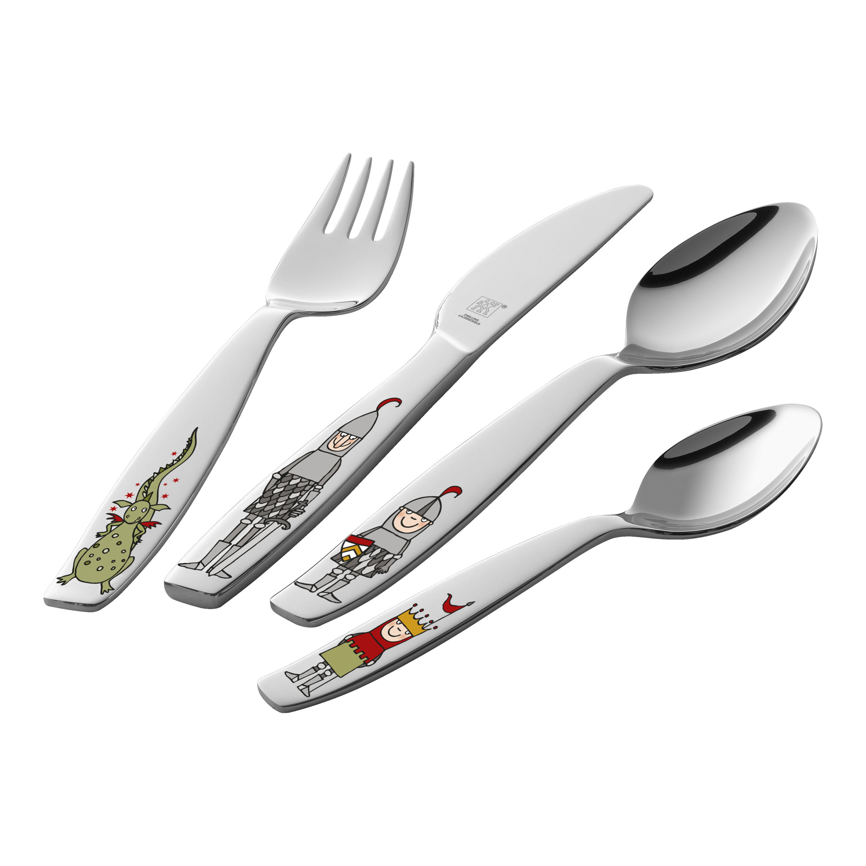 Imagen 0 de Cubertería infantil 4 piezas Ritter Eckbert Zwilling Plata