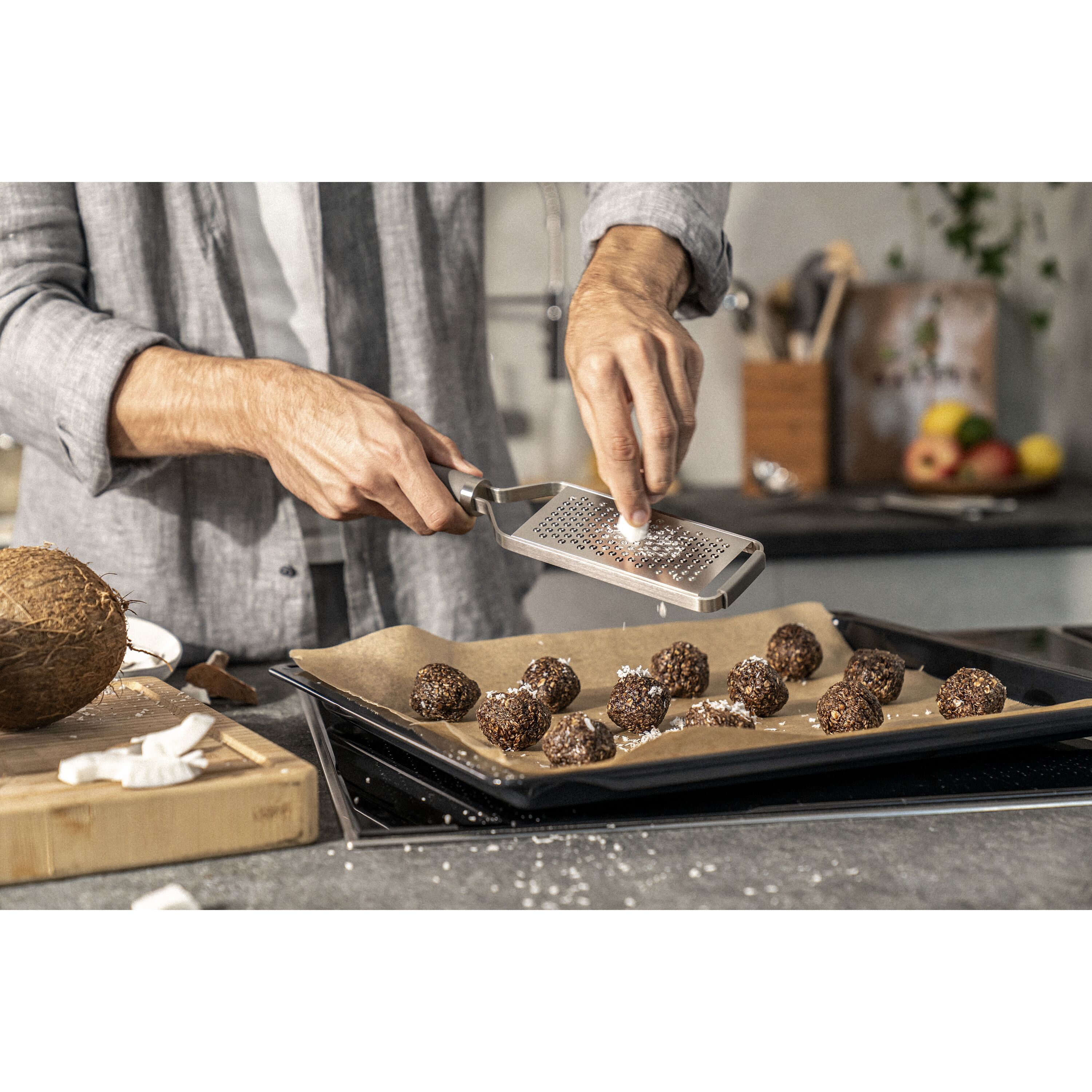 Rallador de acero inoxidable 18/10 Zwilling Pro - Gris Gris-4