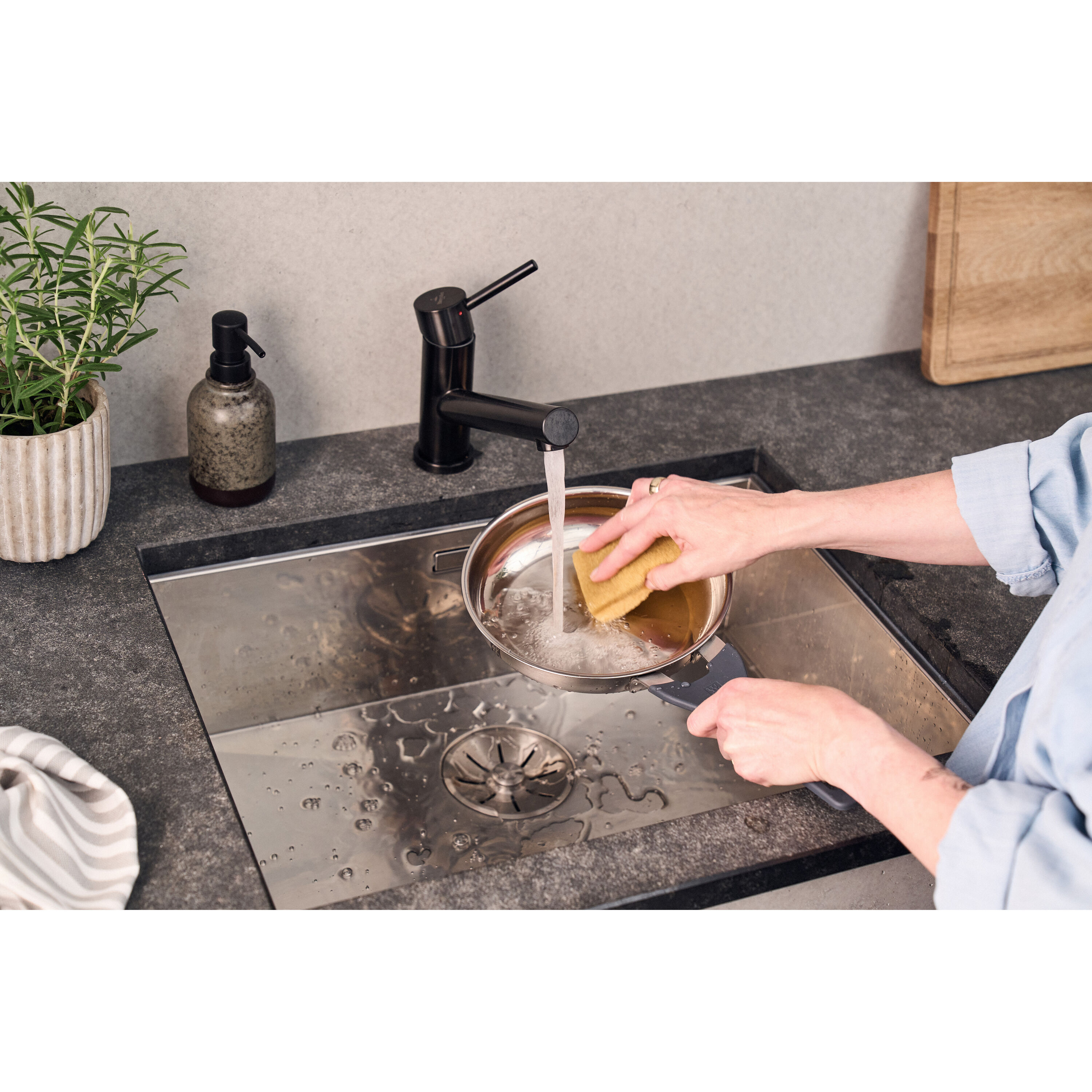 Imagen 4 de Sartén de acero inoxidable Simplify Zwilling - Gris Sartén de 28 cm Gris