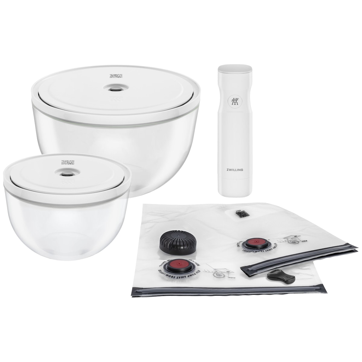 Set de 7 piezas de vacío vidrio Fresh & Save Zwilling Cristal-1