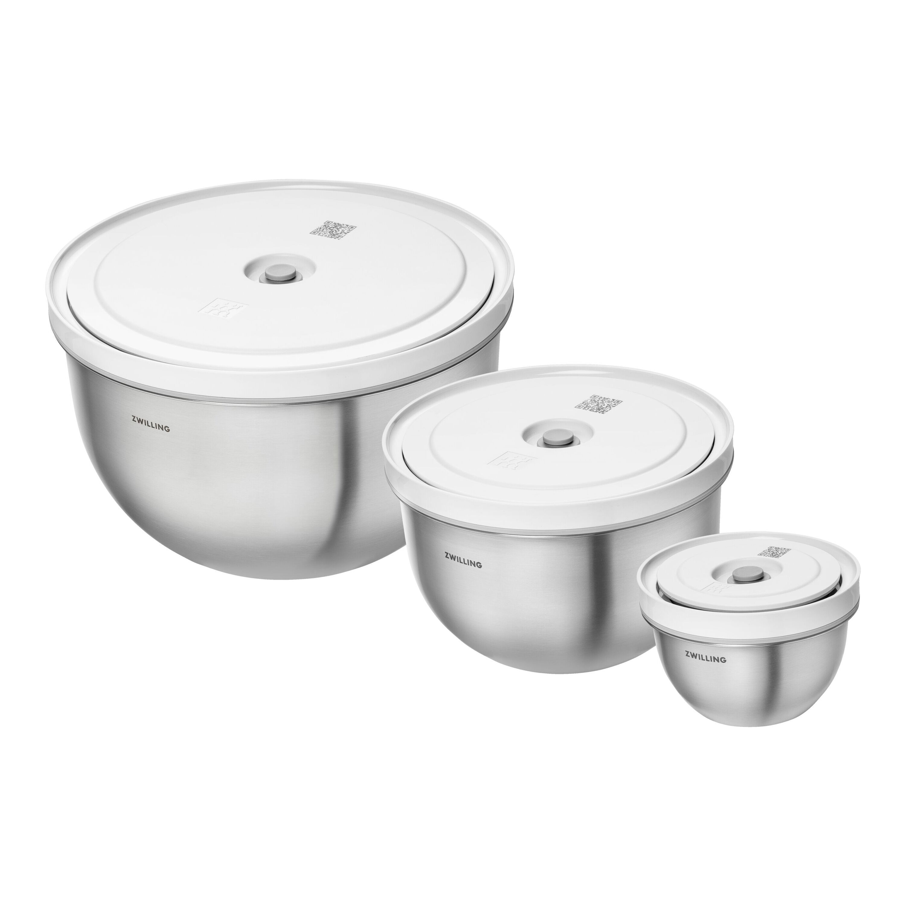 Imagen 1 de Set de 6 piezas de vacío acero inoxidable Fresh & Save Zwilling - Gris Gris