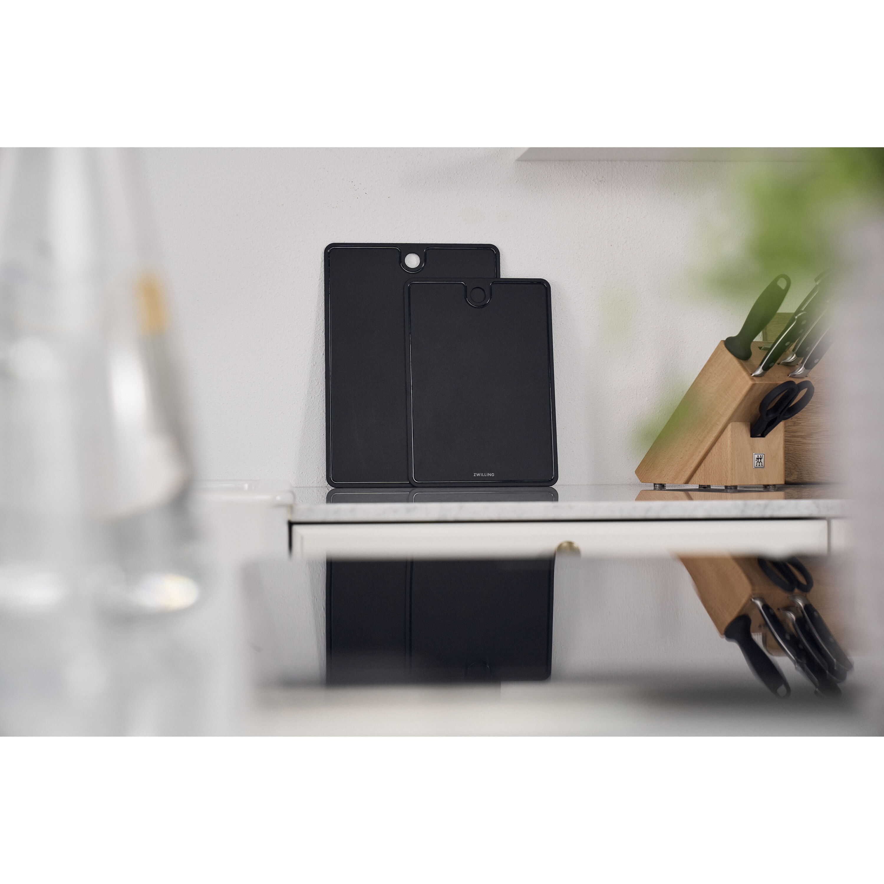 Set de 2 tablas de cortar poliuretano Zwilling - Negro Negro-2
