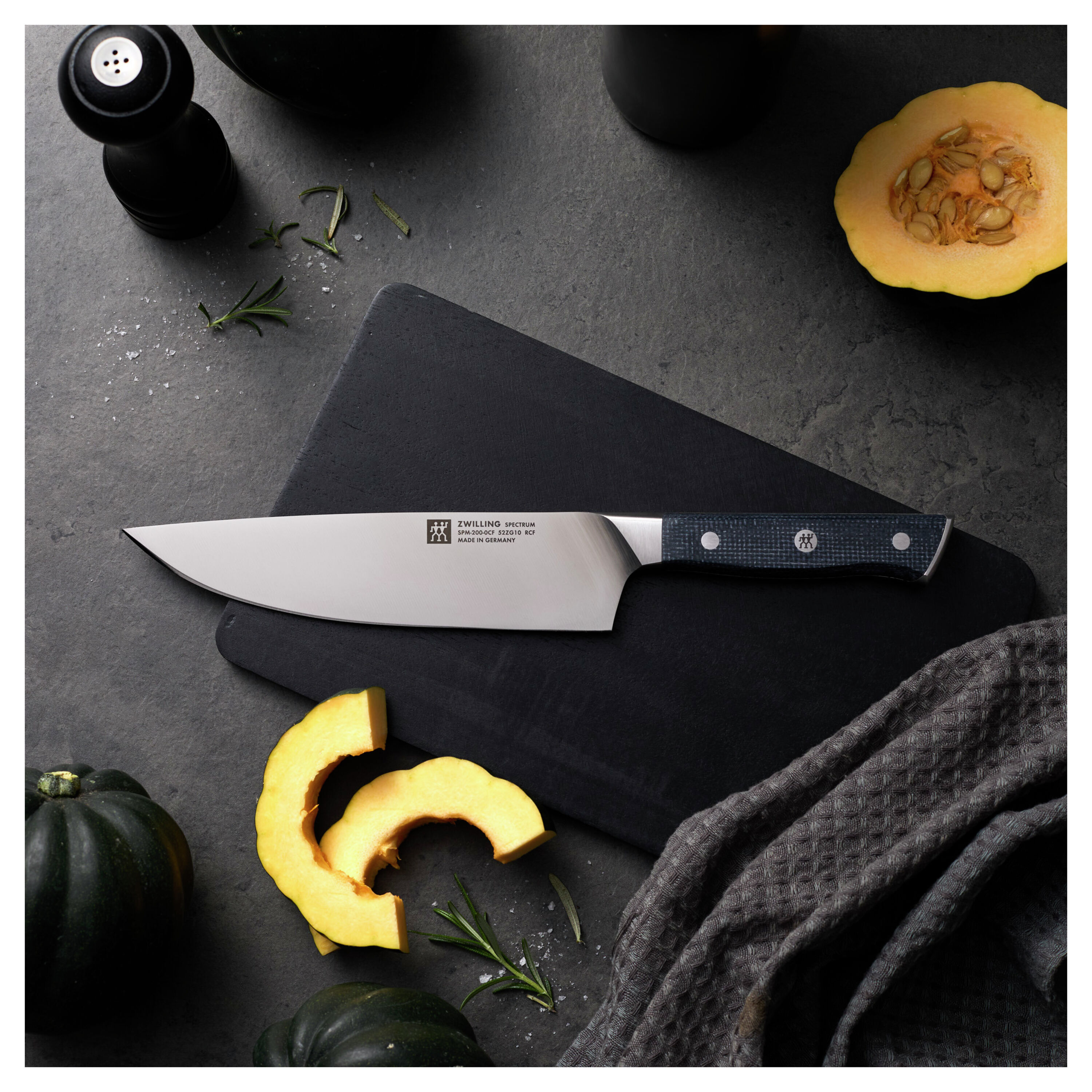Cuchillo de chef Spectrum Zwilling - Negro Negro-2