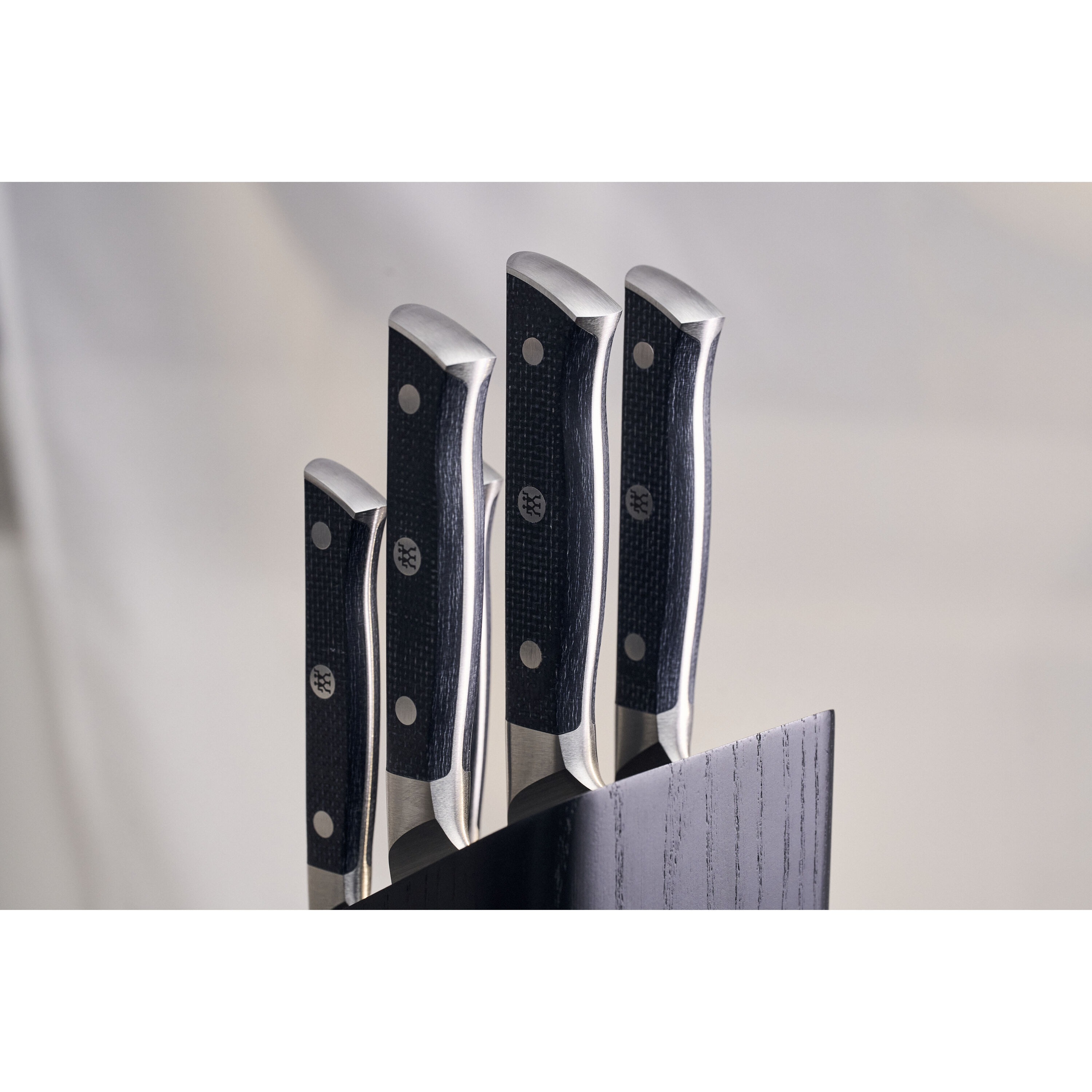 Imagen 2 de Taco de cuchillos 6 piezas Spectrum Zwilling - Negro Negro