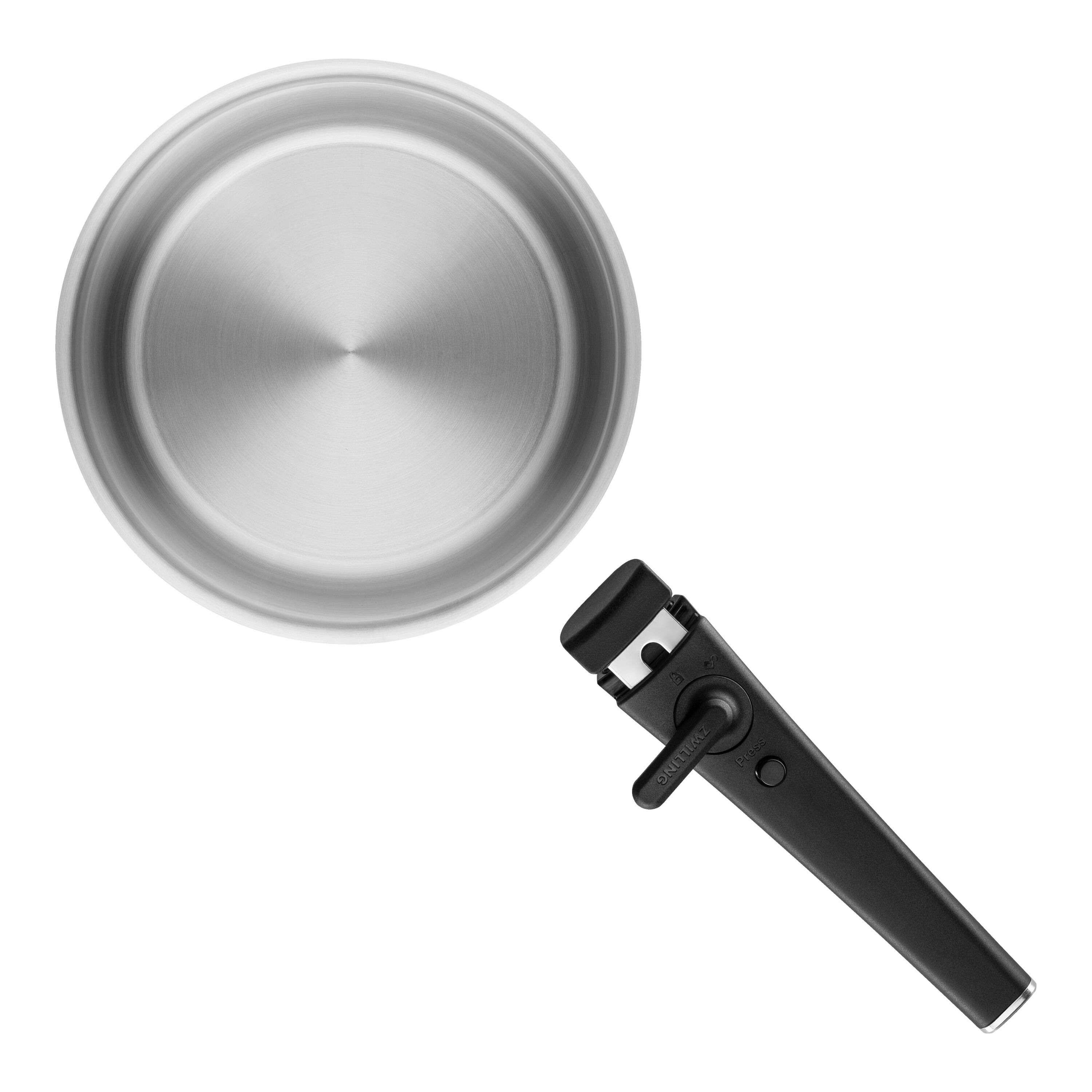 Batería de cocina de 5 piezas de acero inoxidable 18/10 Unlock Zwilling - Plata Plata-4