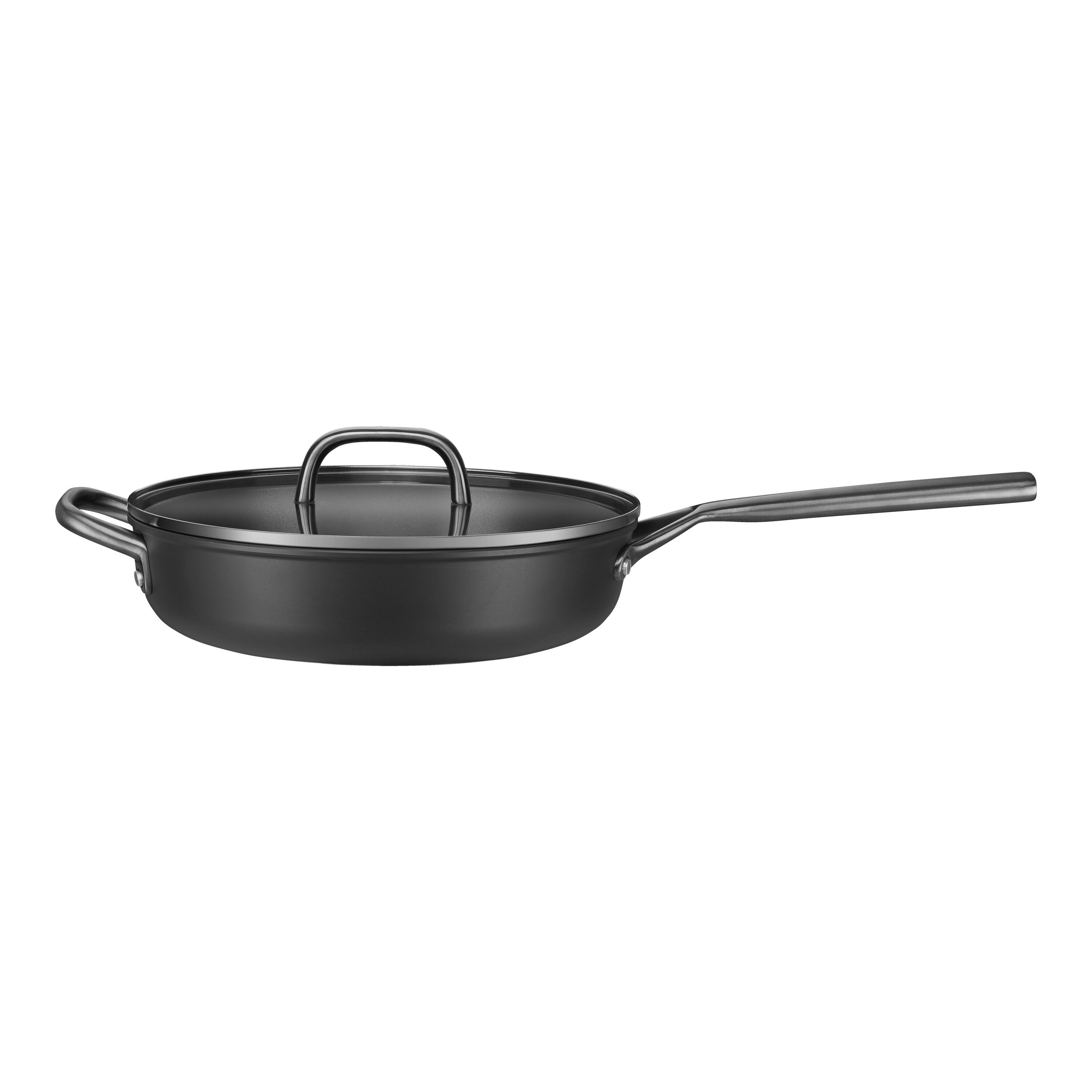 Cacerola de aluminio con tapa de cristal Milano Zwilling - Negro 28 cm Negro-2