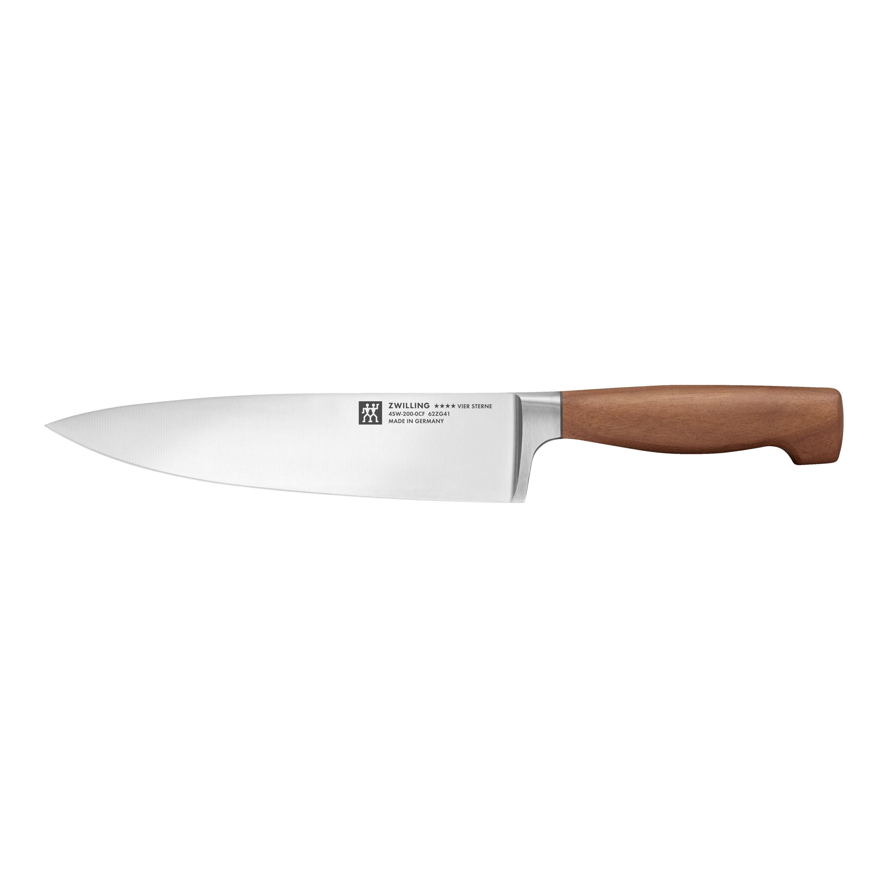 Imagen 1 de Cuchillo de chef Vier Sterne Wood Zwilling - Marrón Marrón
