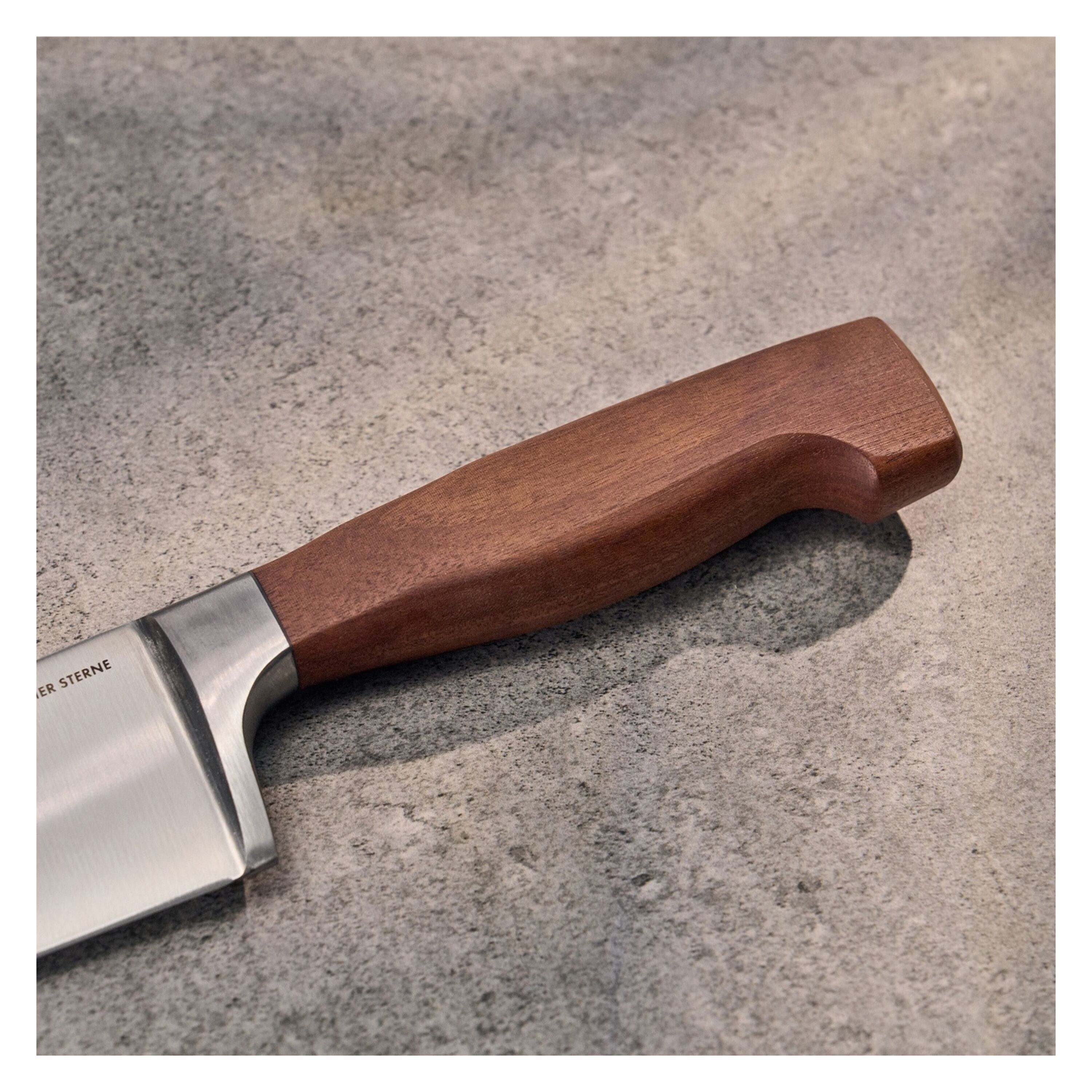 Imagen 3 de Cuchillo de chef Vier Sterne Wood Zwilling - Marrón Marrón
