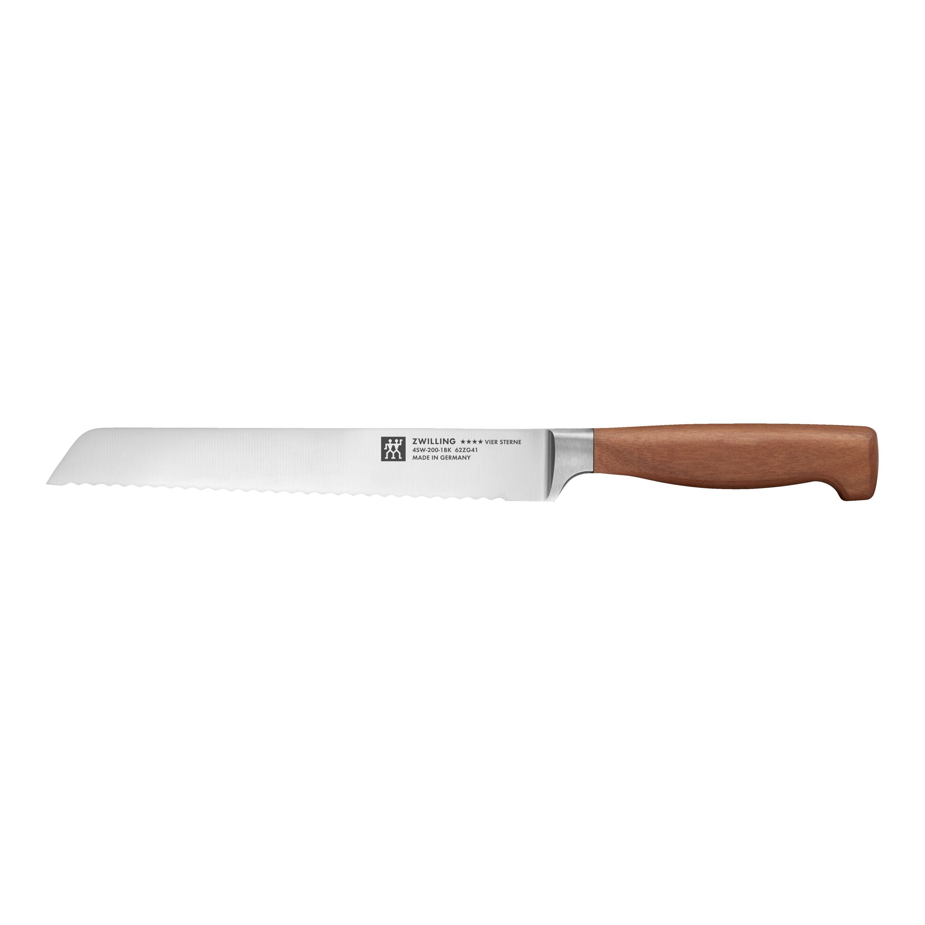 Imagen 1 de Cuchillo para pan Vier Sterne Wood Zwilling - Marrón Marrón
