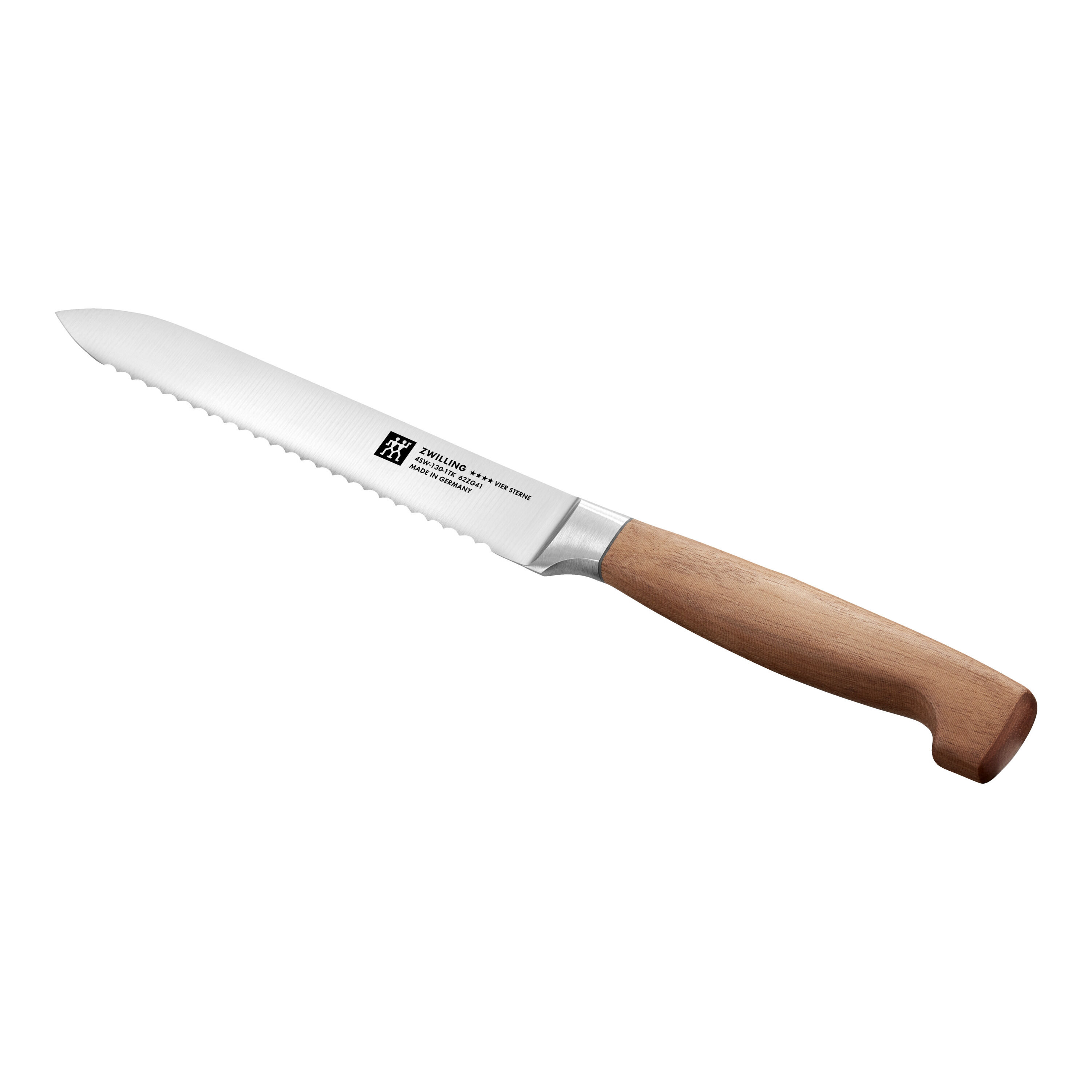Imagen 2 de Cuchillo multiusos Vier Sterne Wood Zwilling - Marrón Marrón