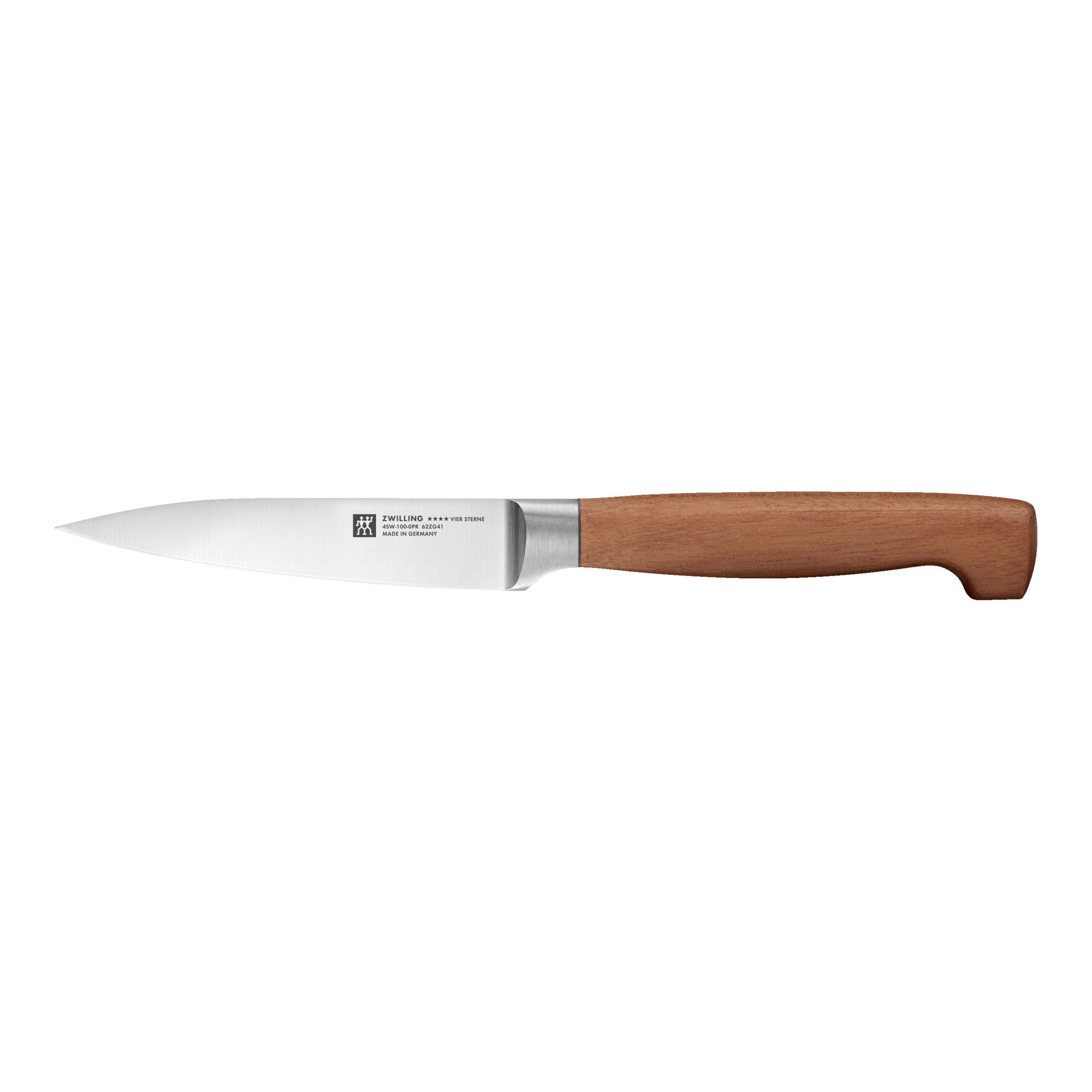 Cuchillo puntilla Vier Sterne Wood Zwilling - Marrón Marrón-1