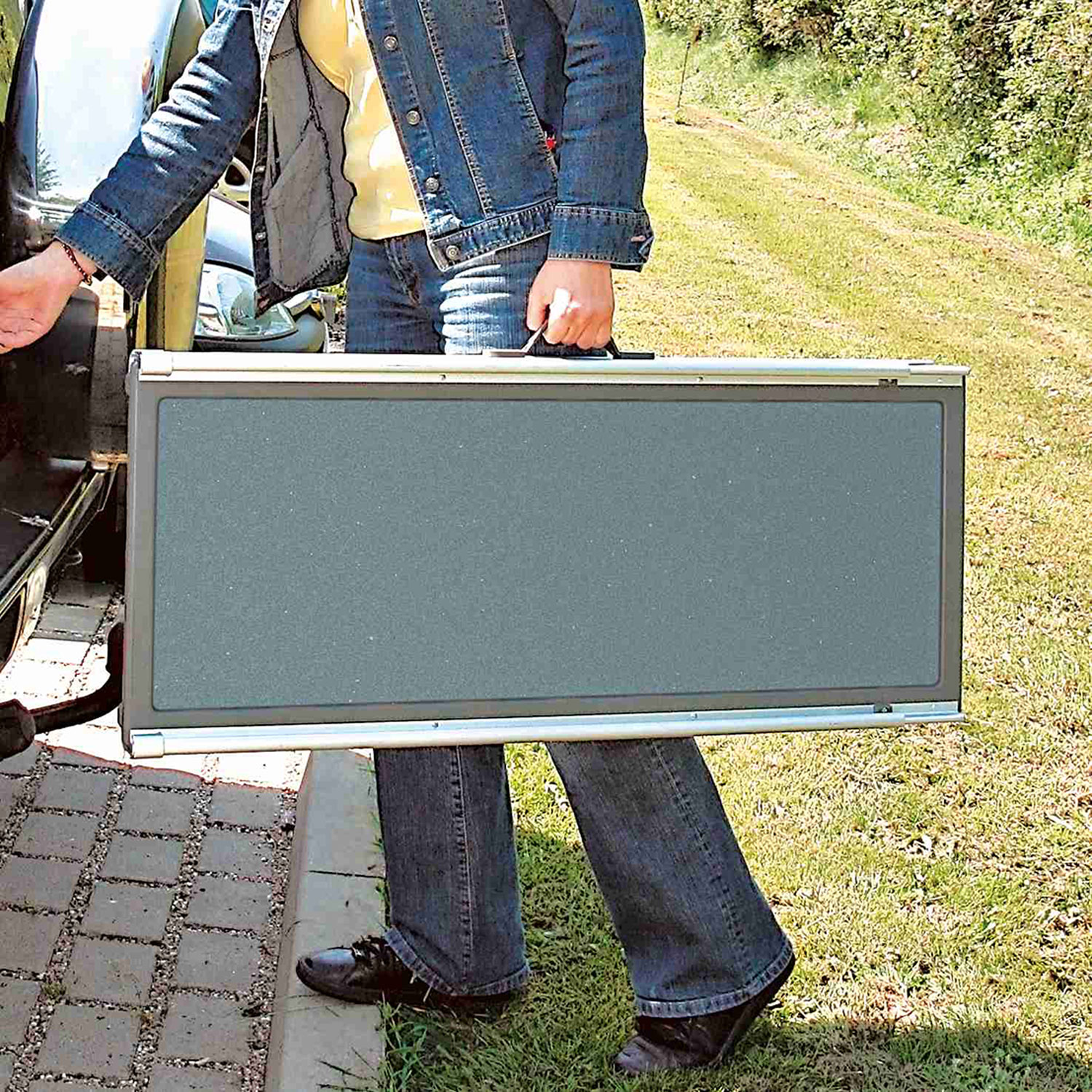 Rampa Telescópica Aluminio 43 x 100-180 cm, 5.8 kg, máx. 120kg 3