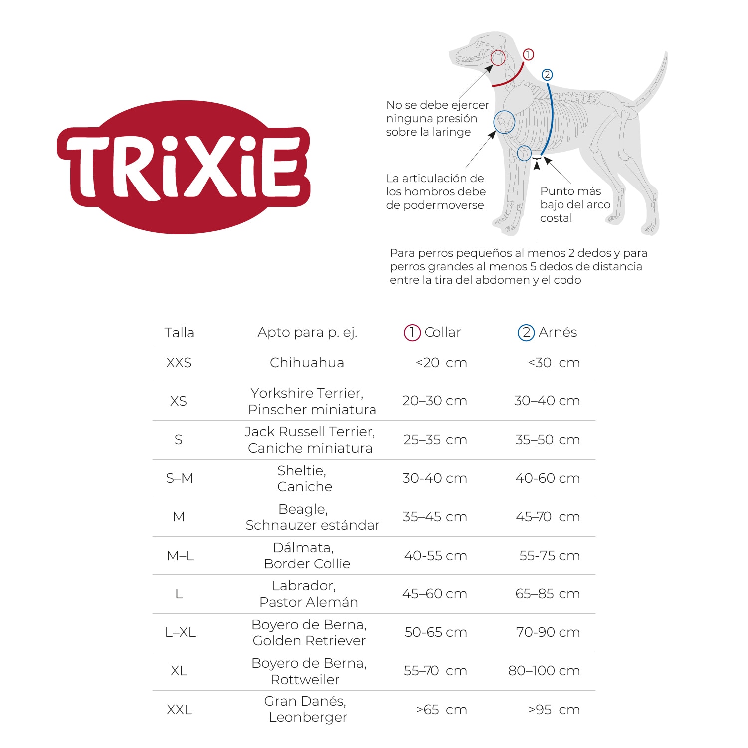 Arnés guía Trixie para perros Soft 5