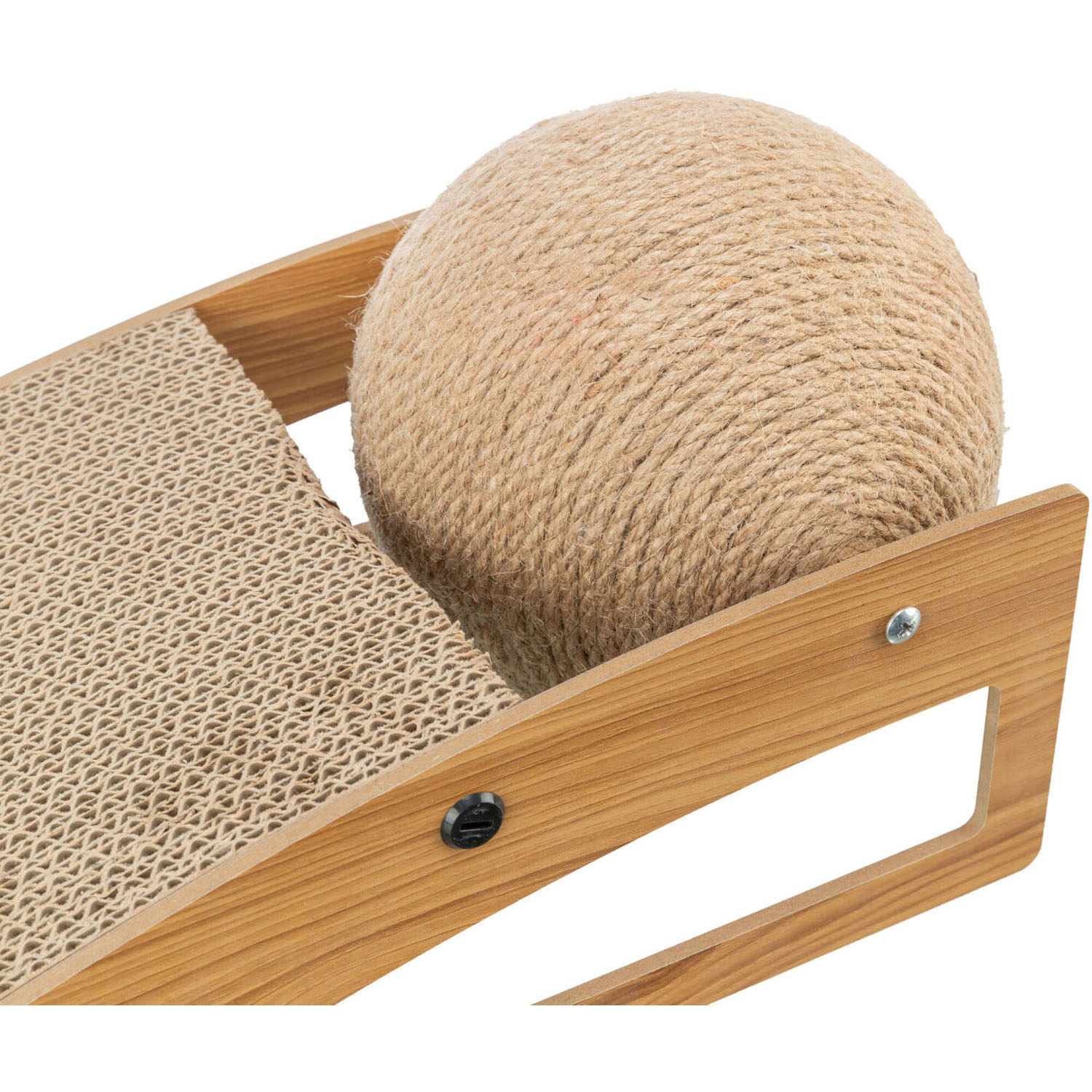 Rampa Rascadora con pelota, 40 × 17 × 20 cm 6